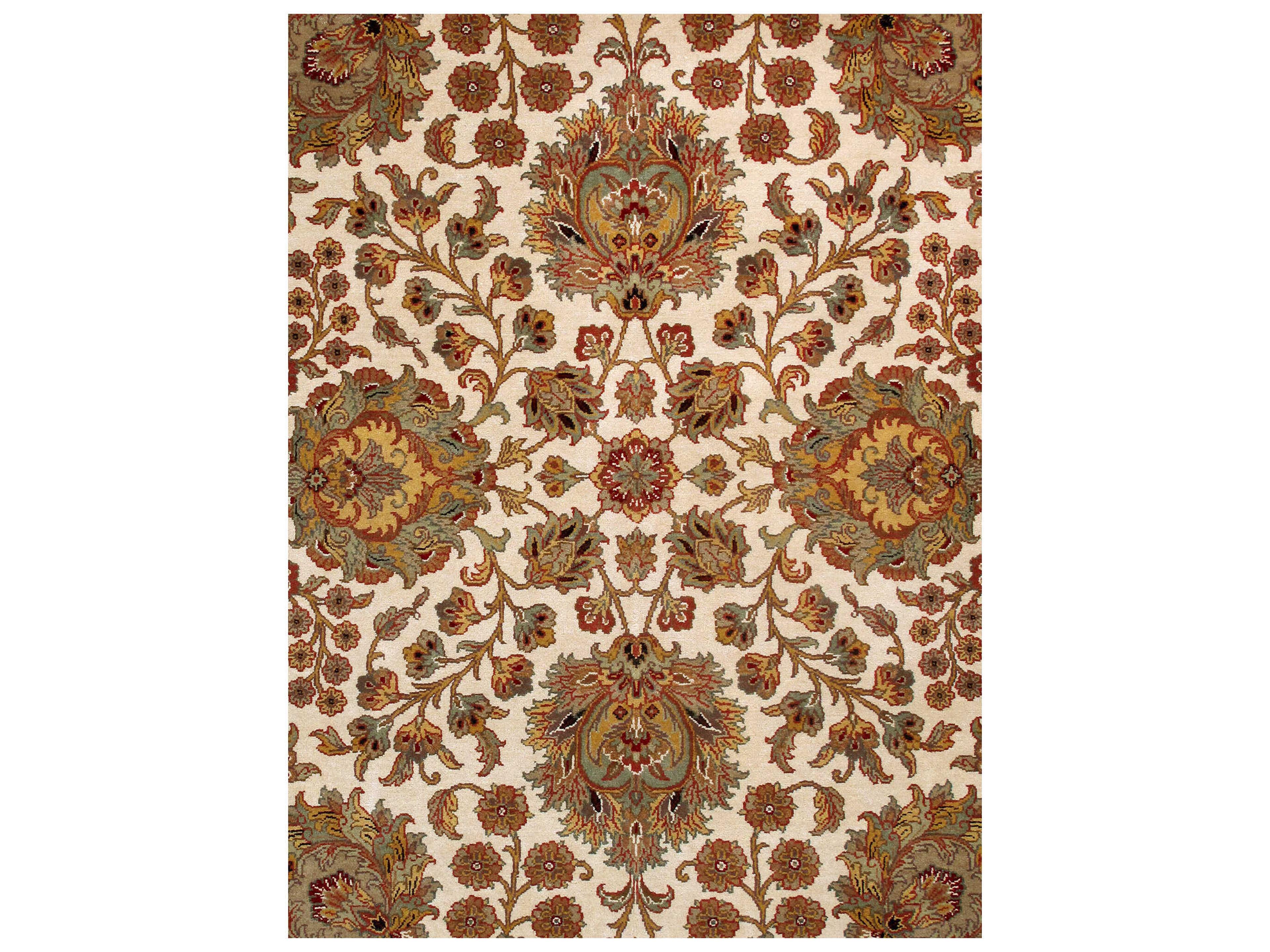 Pasargad Home Agra Bordered Area Rug
