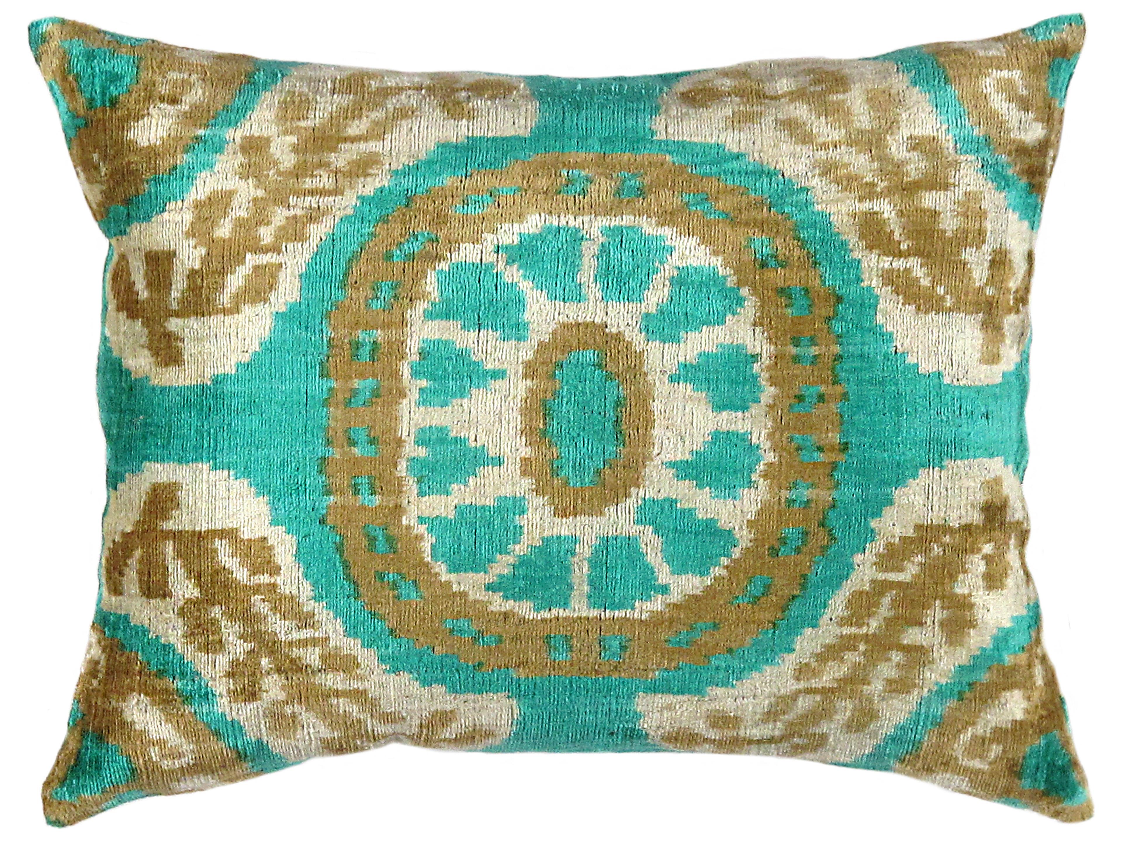 Ikat Velvet Pillow