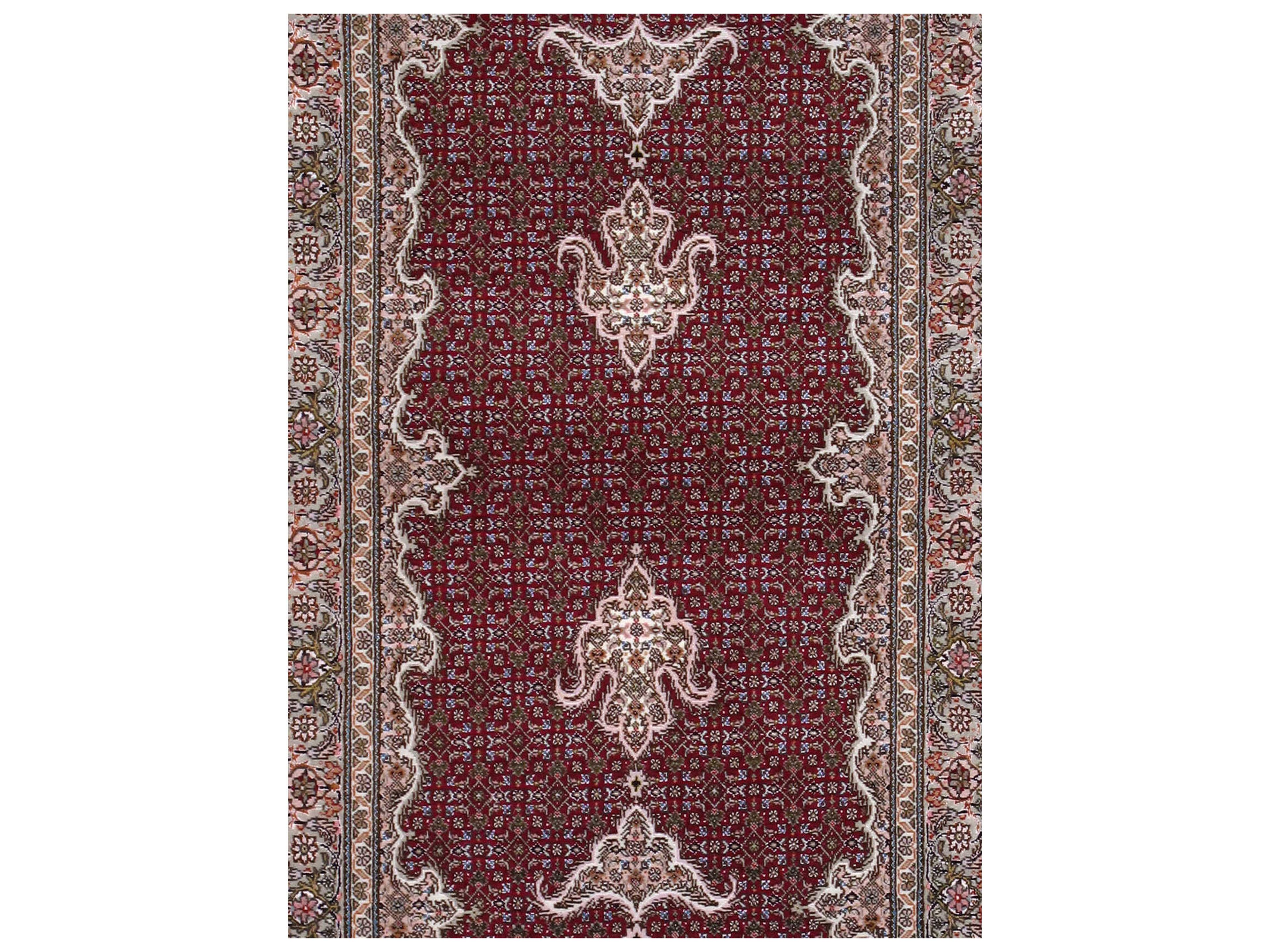 Pasargad Home Baku Bordered Runner Area Rug