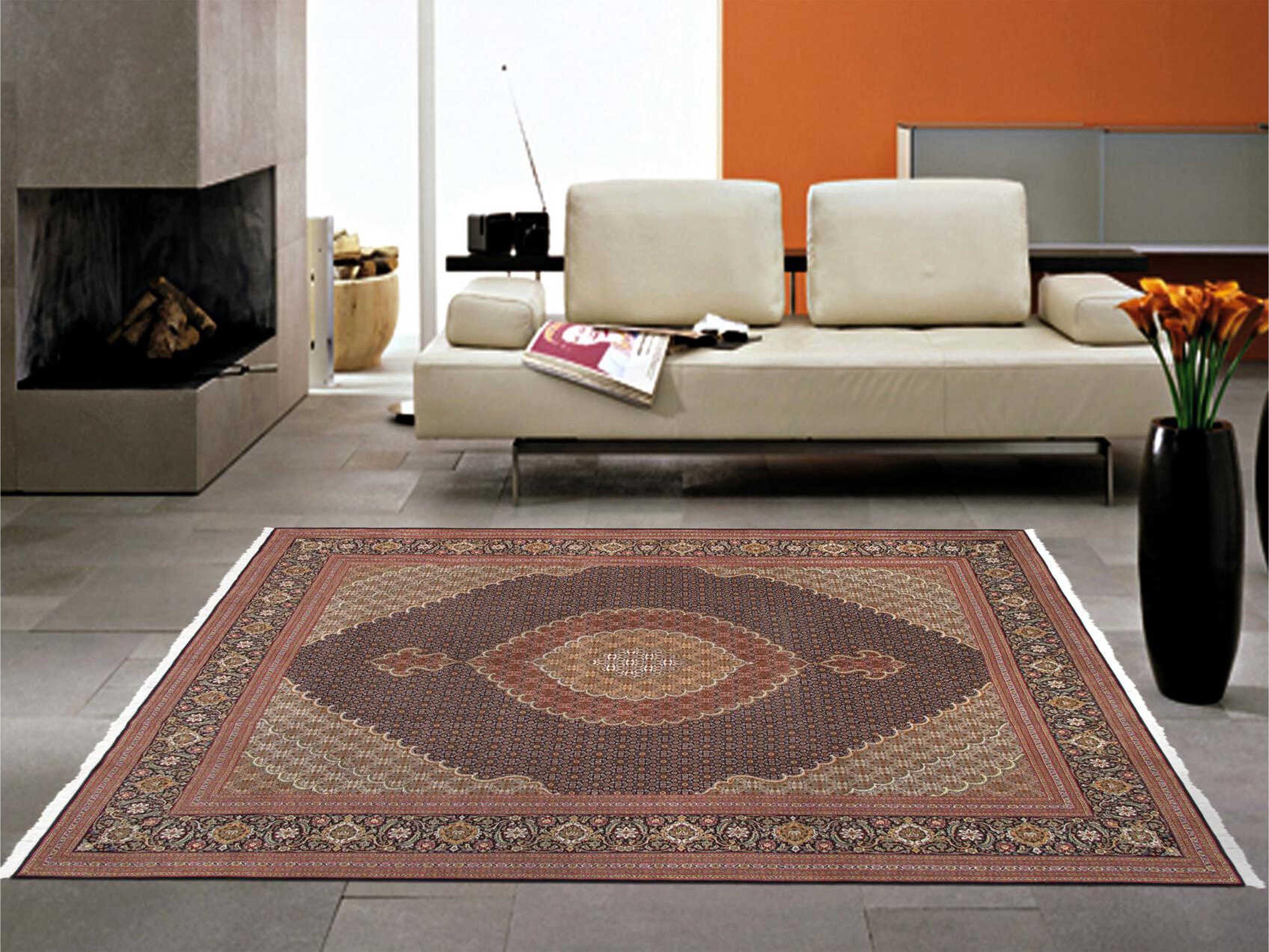 Pasargad Home Baku Bordered Area Rug