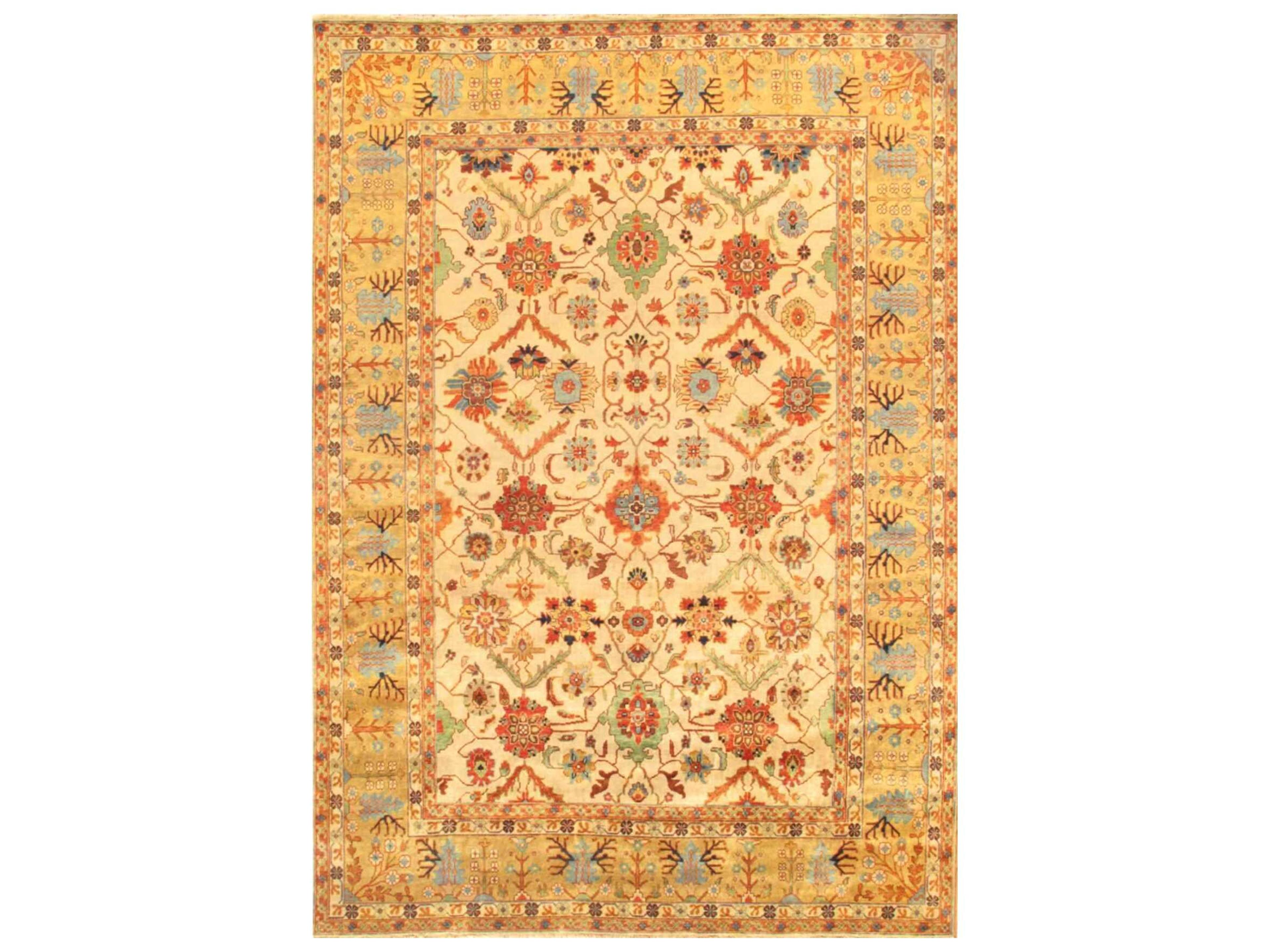 Mahal Bordered Area Rug