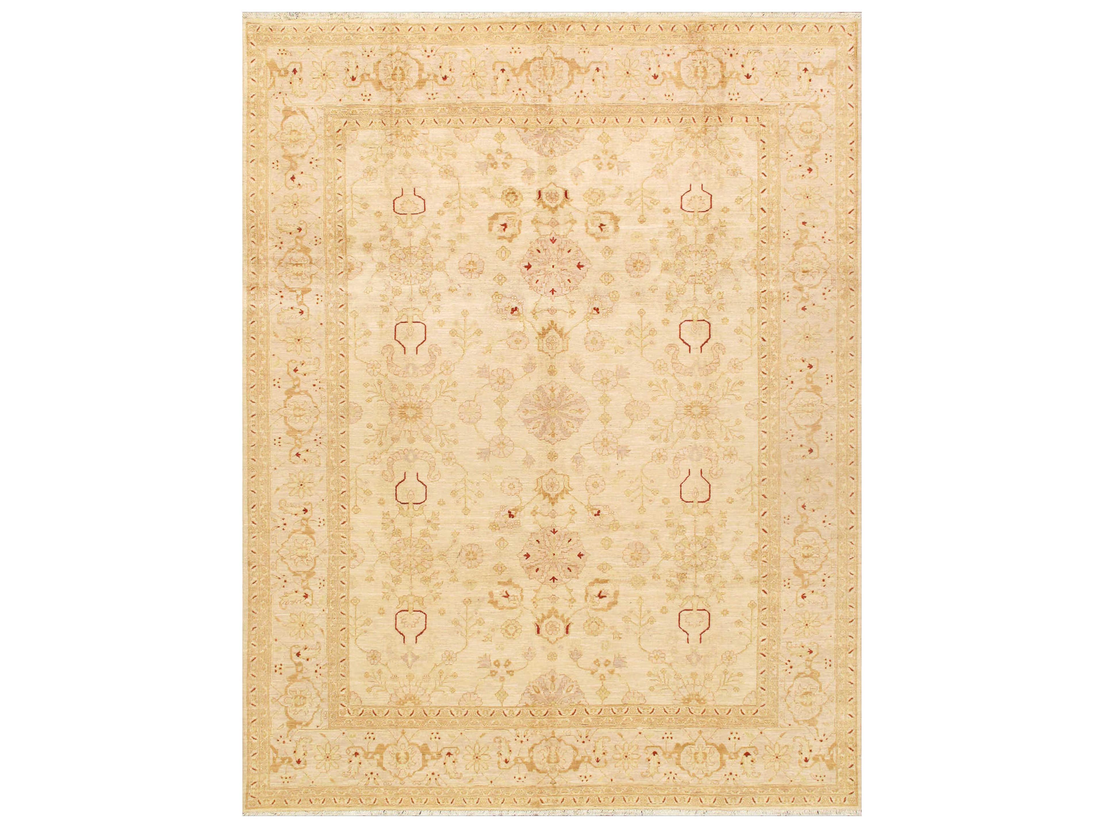 Azerbaijan Bordered Area Rug