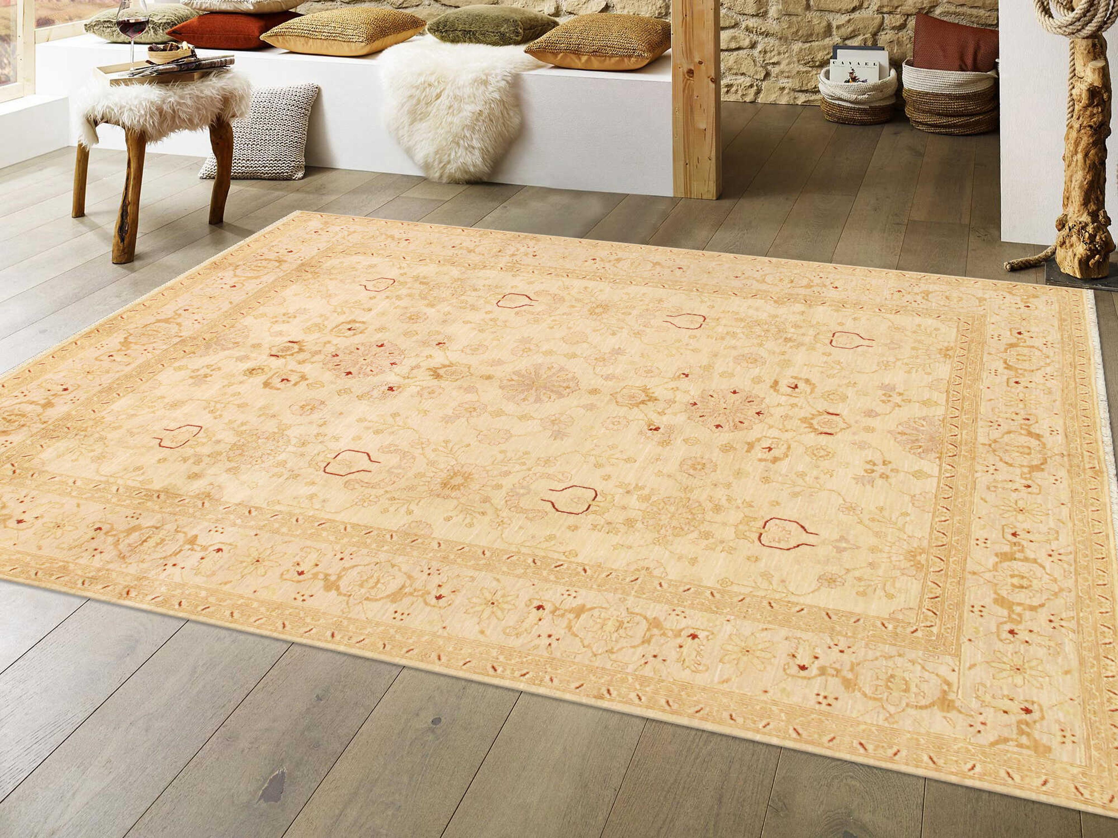 Pasargad Home Azerbaijan Bordered Area Rug