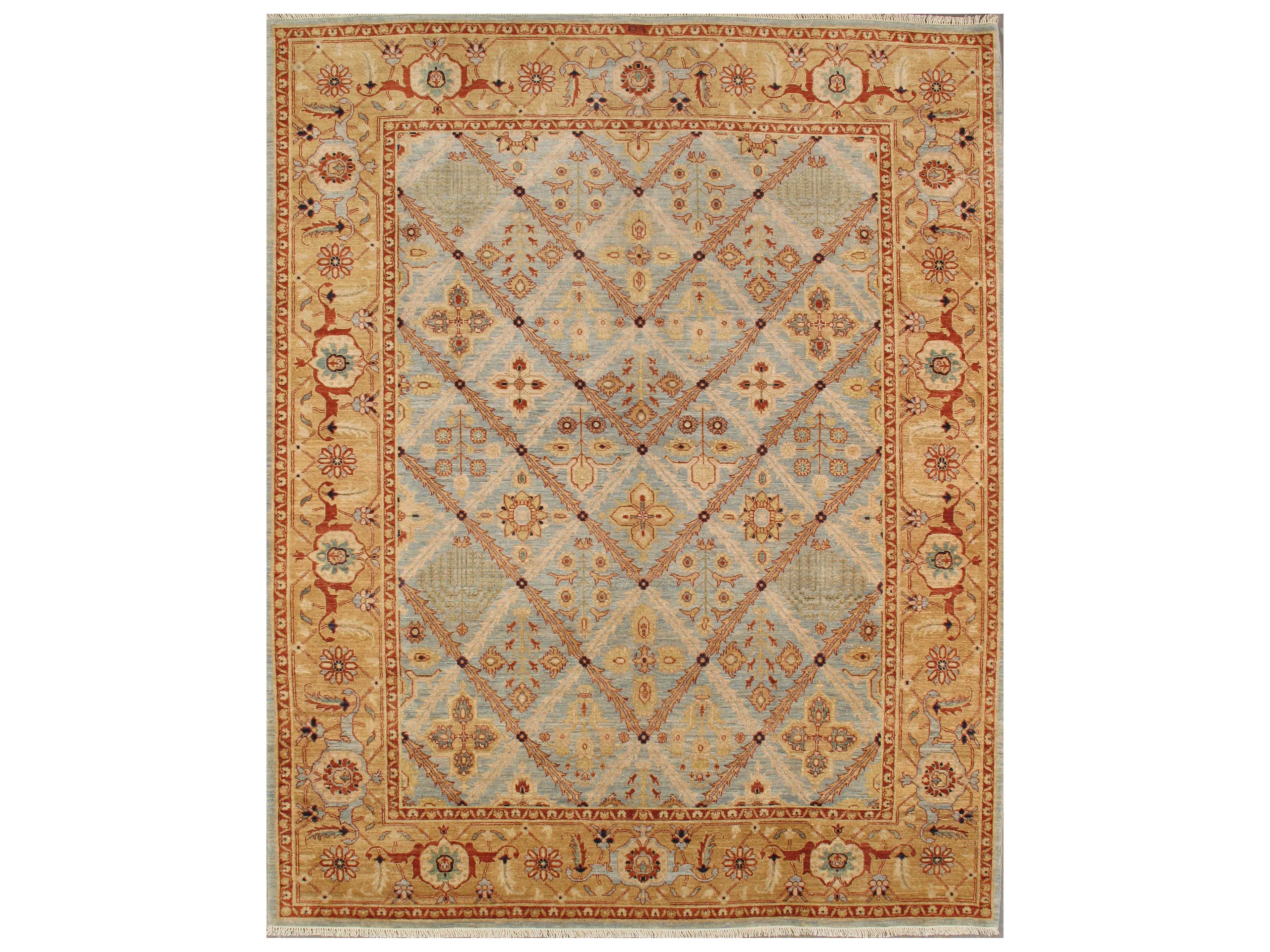 Azerbaijan Bordered Area Rug