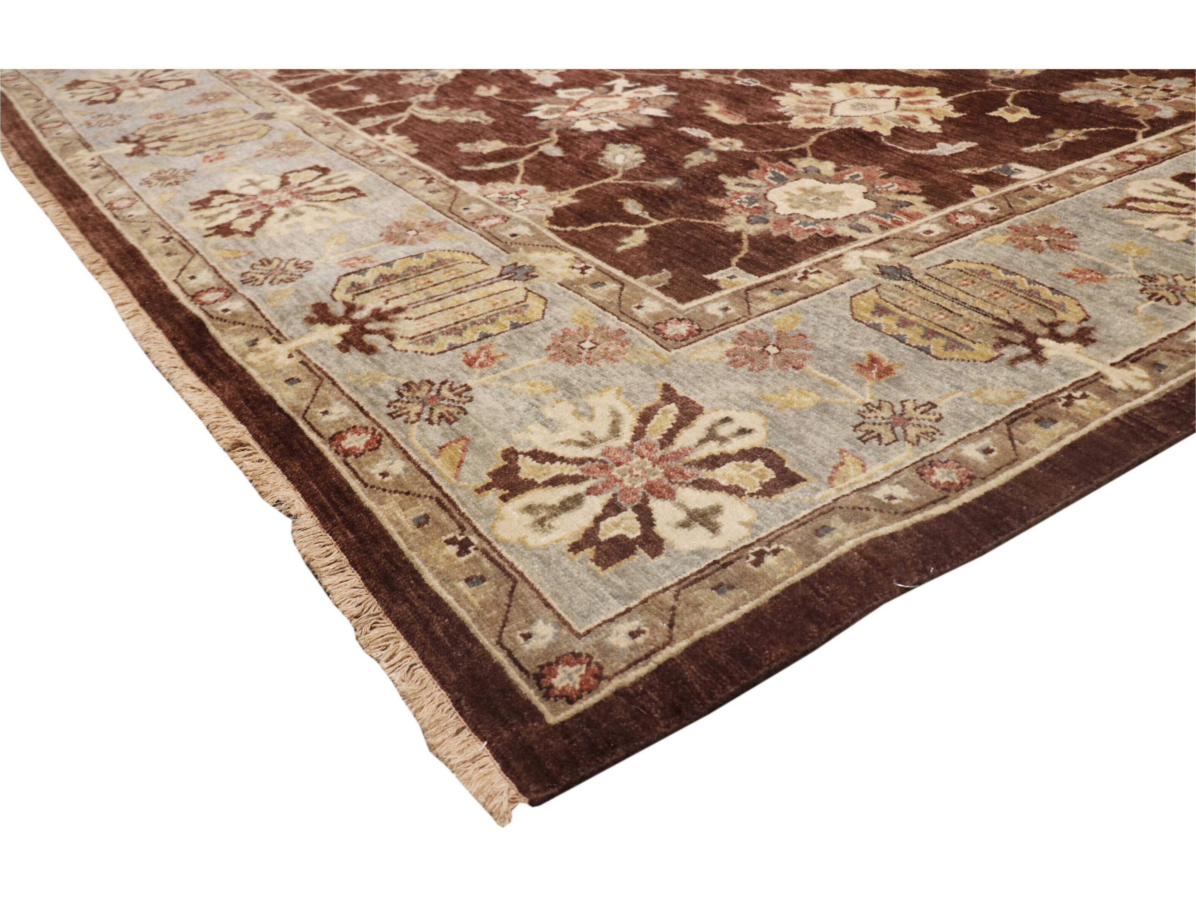 Pasargad Home Melody Bordered Area Rug
