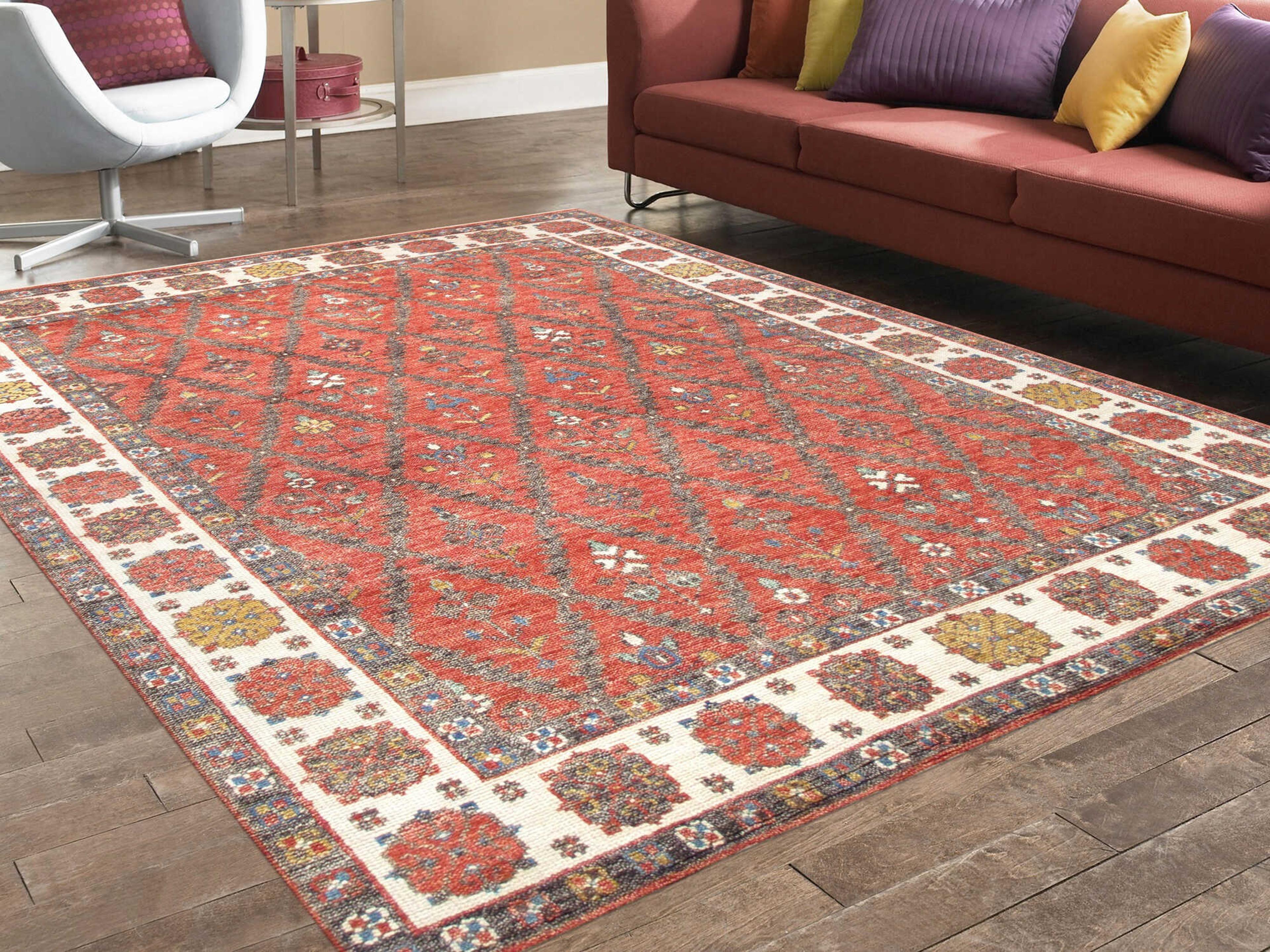 Pasargad Home Nomad Nomad Bordered Area Rug