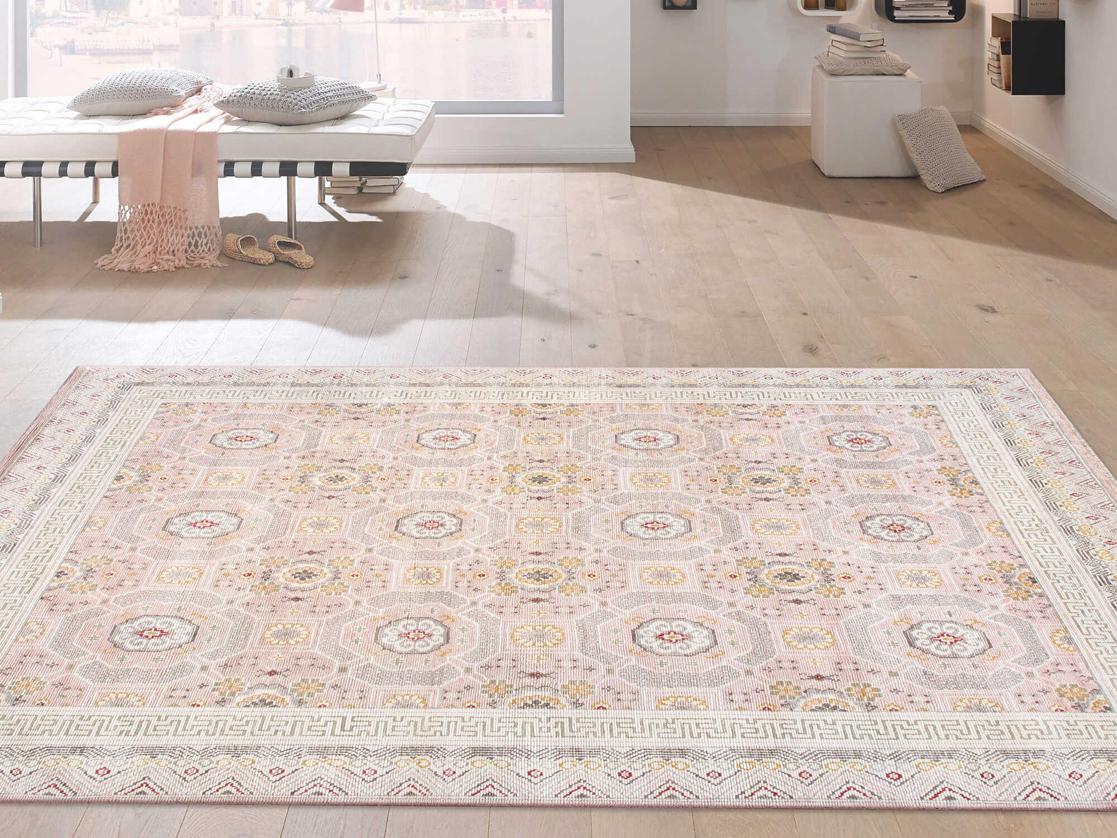 Pasargad Home Khotan Bordered Area Rug