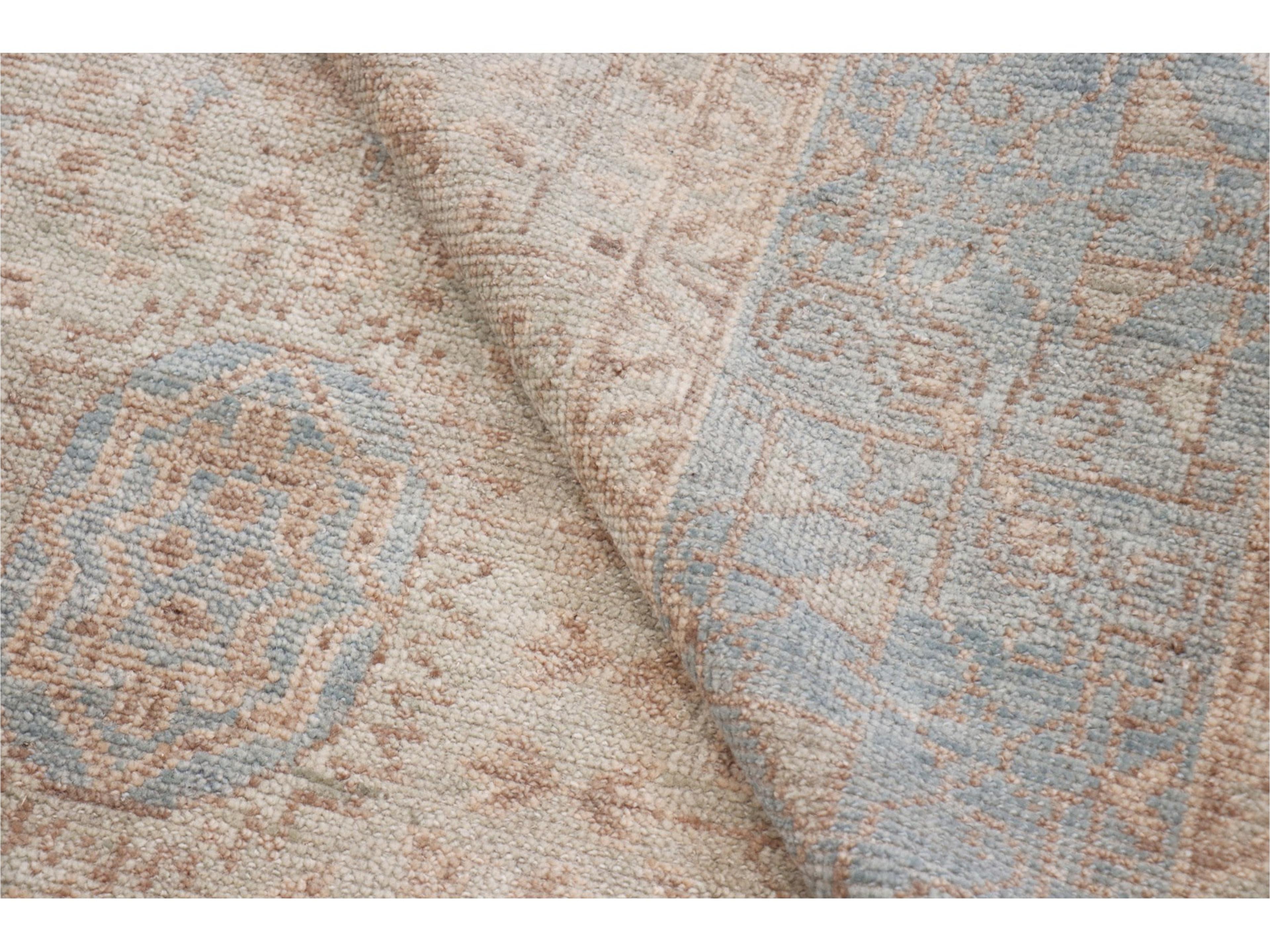 Pasargad Home Oushak Bordered Area Rug