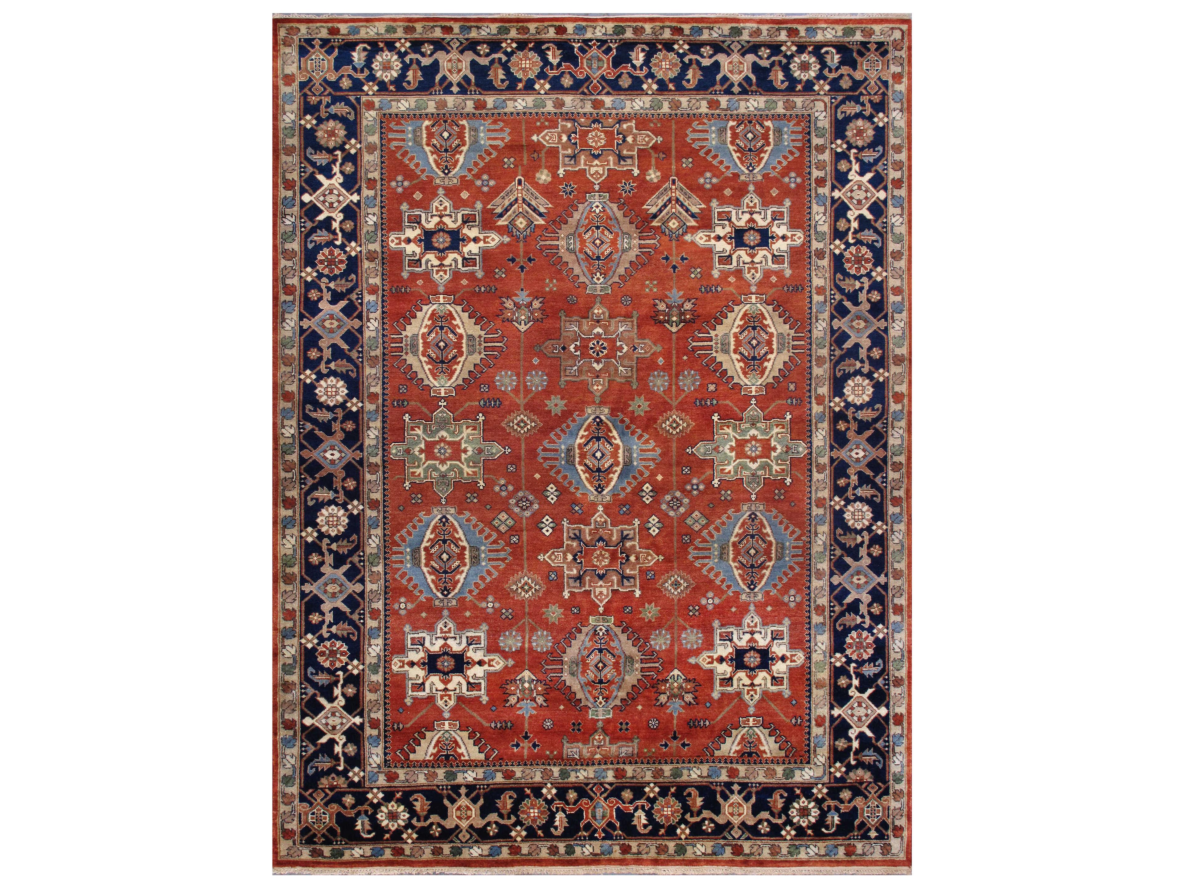 Mahal Bordered Area Rug