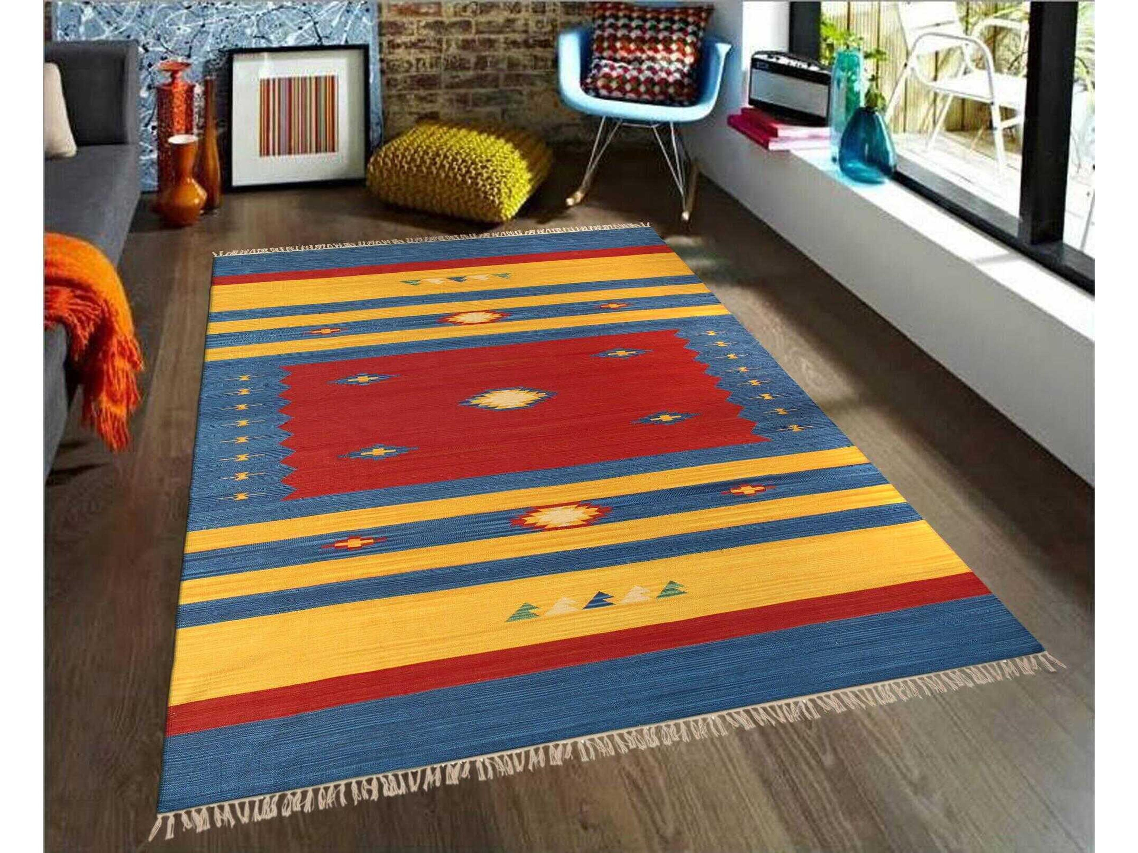 Pasargad Home Anatolian Flatweave Southwestern Area Rug