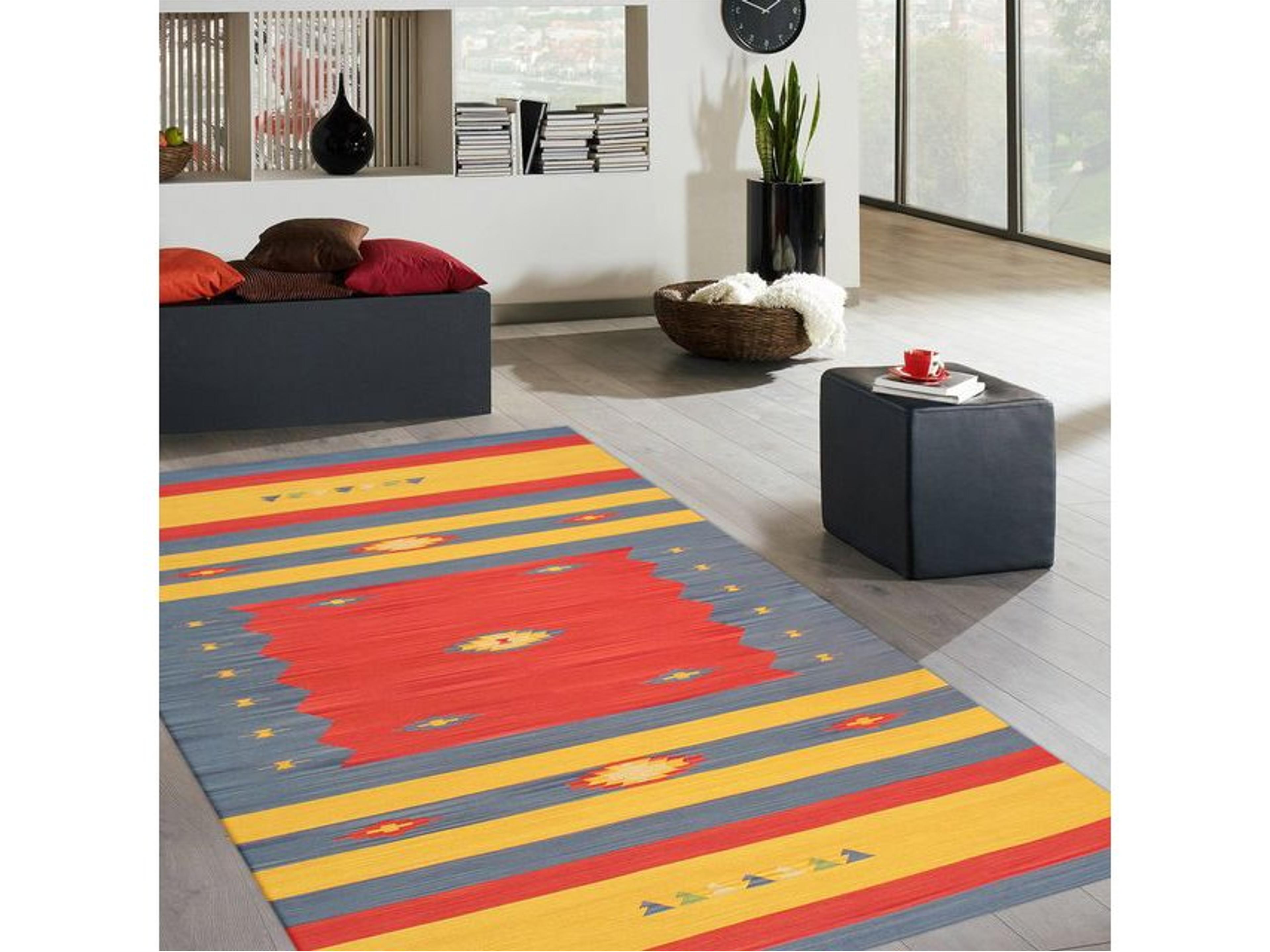 Pasargad Home Anatolian Flatweave Southwestern Area Rug