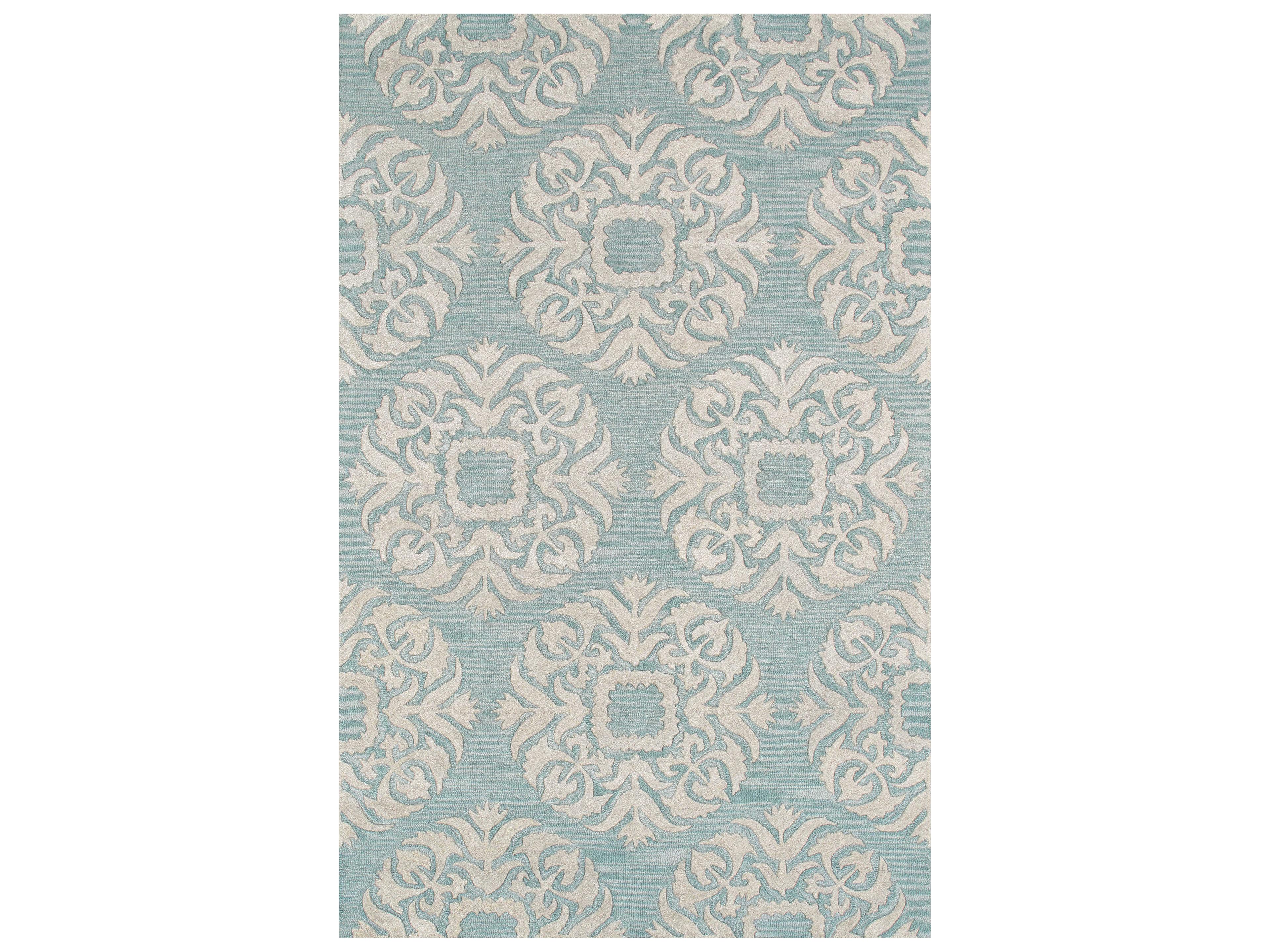 Transitional Damask Area Rug