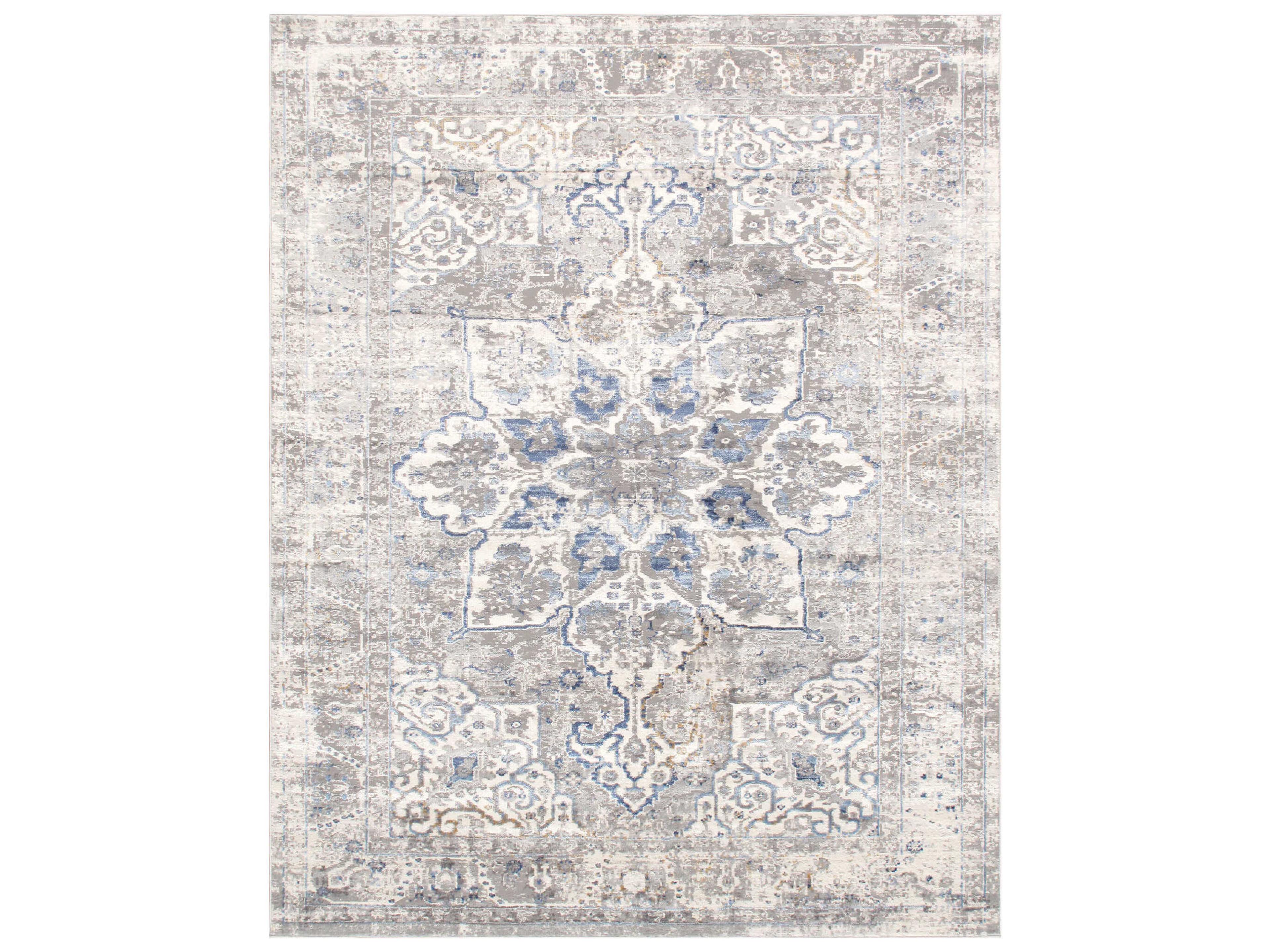 Efes Bordered Runner Area Rug