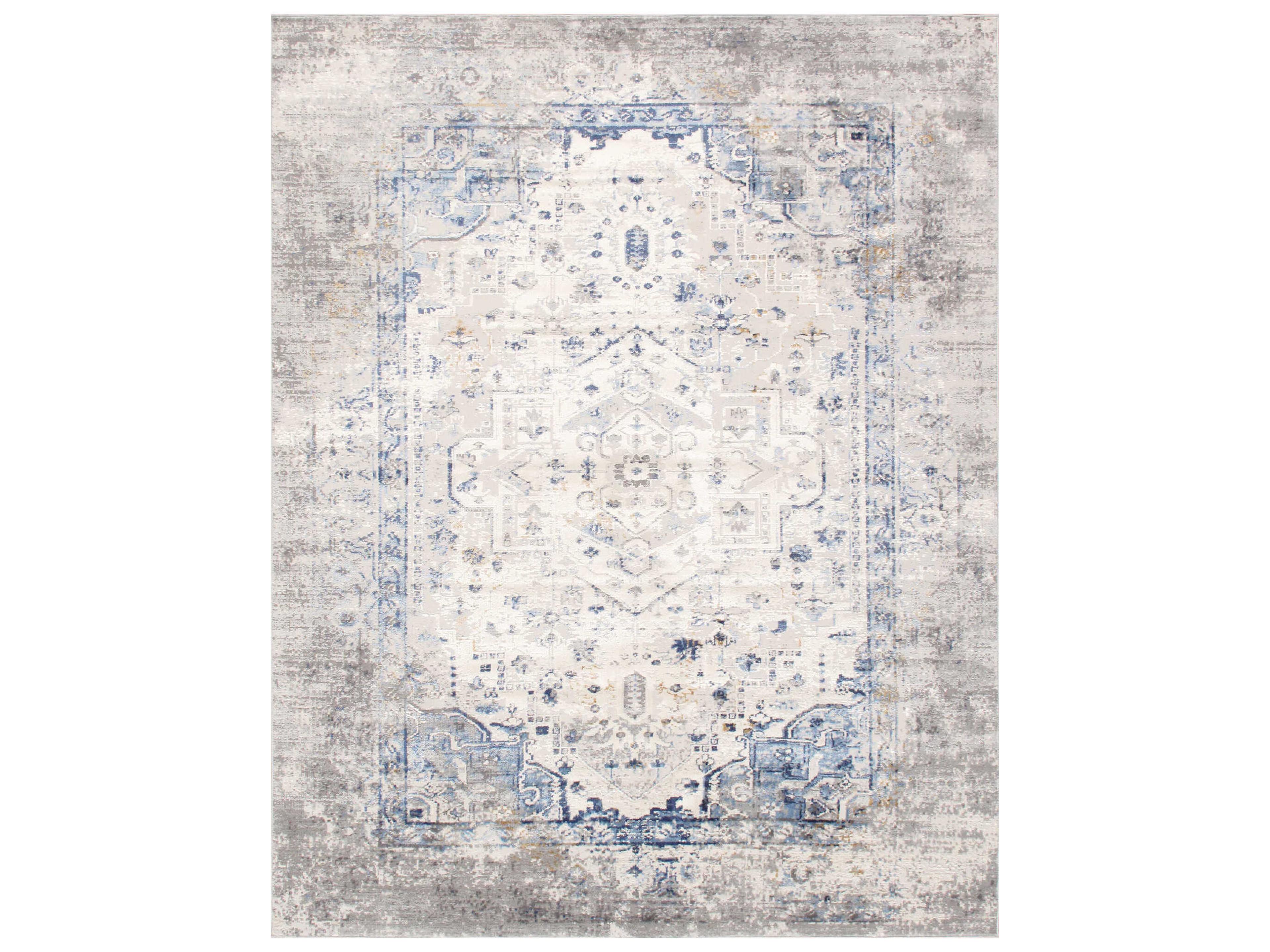 Efes Bordered Runner Area Rug