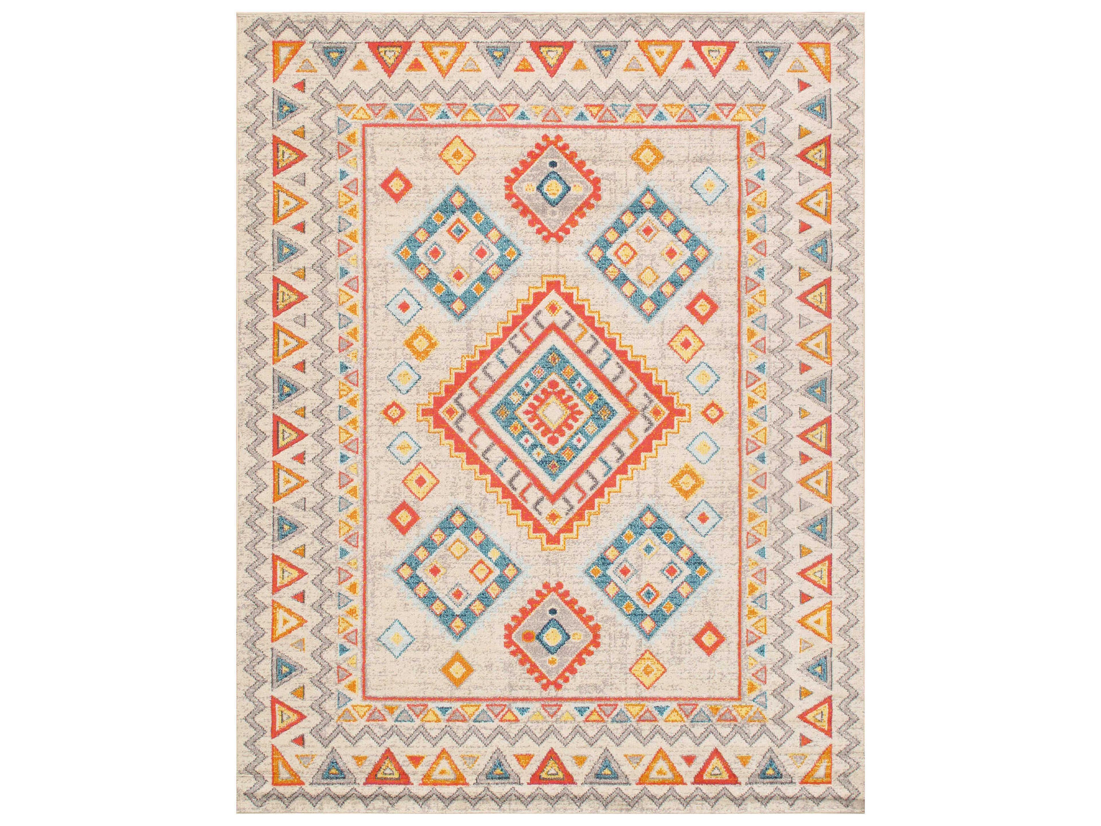 Aldora Bordered Area Rug