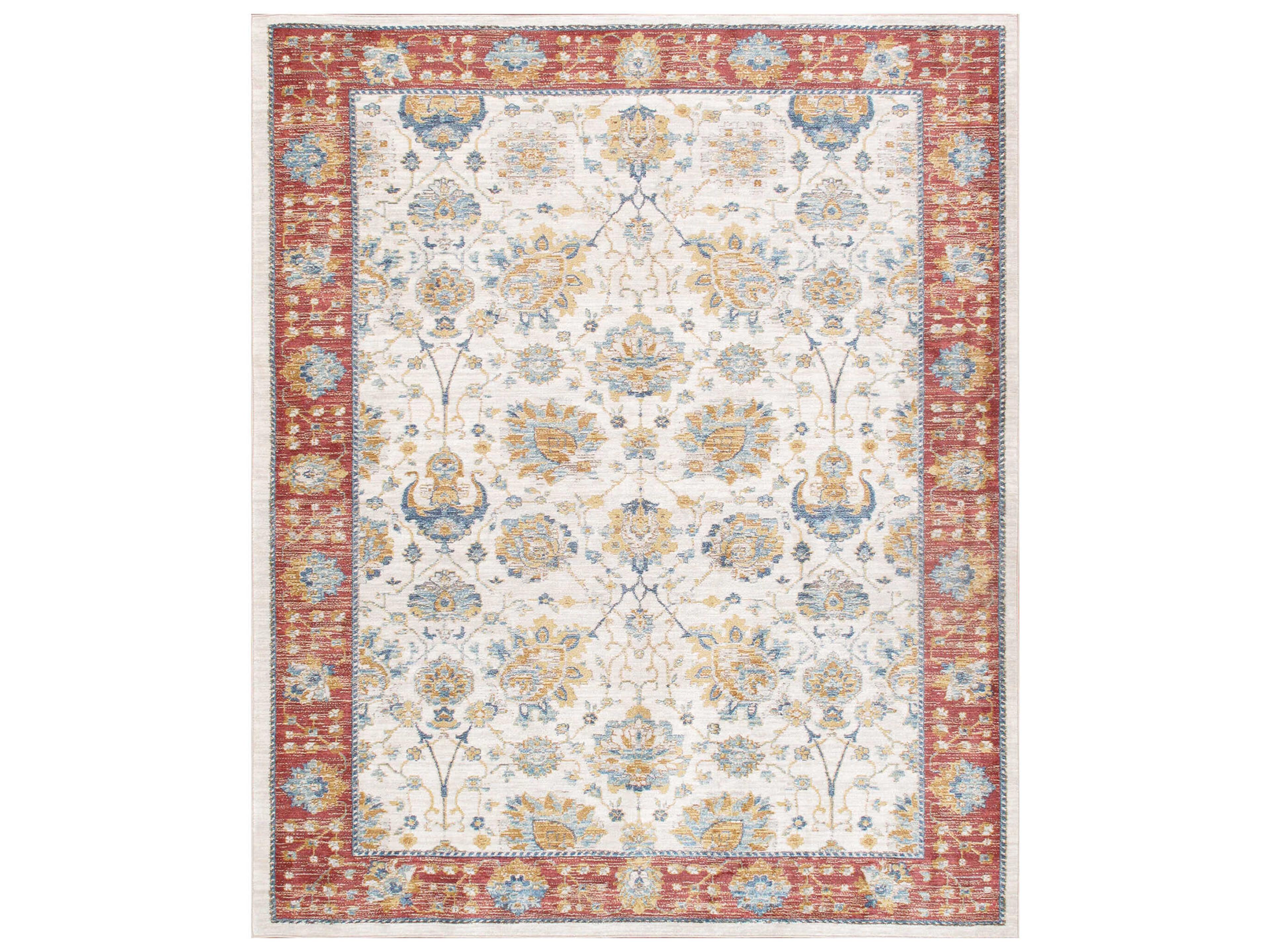 Heritage Bordered Runner Area Rug