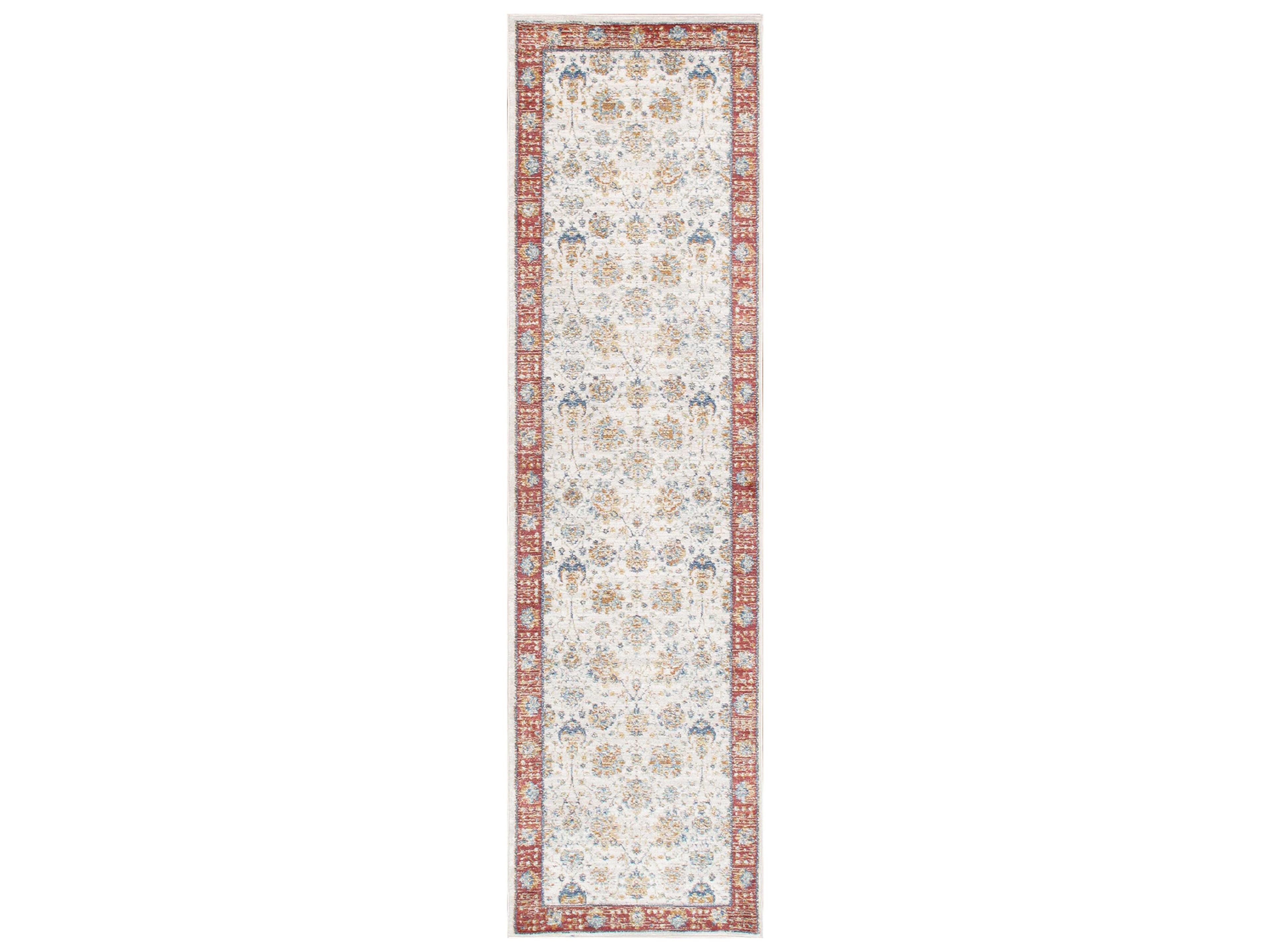 Pasargad Home Heritage Bordered Runner Area Rug