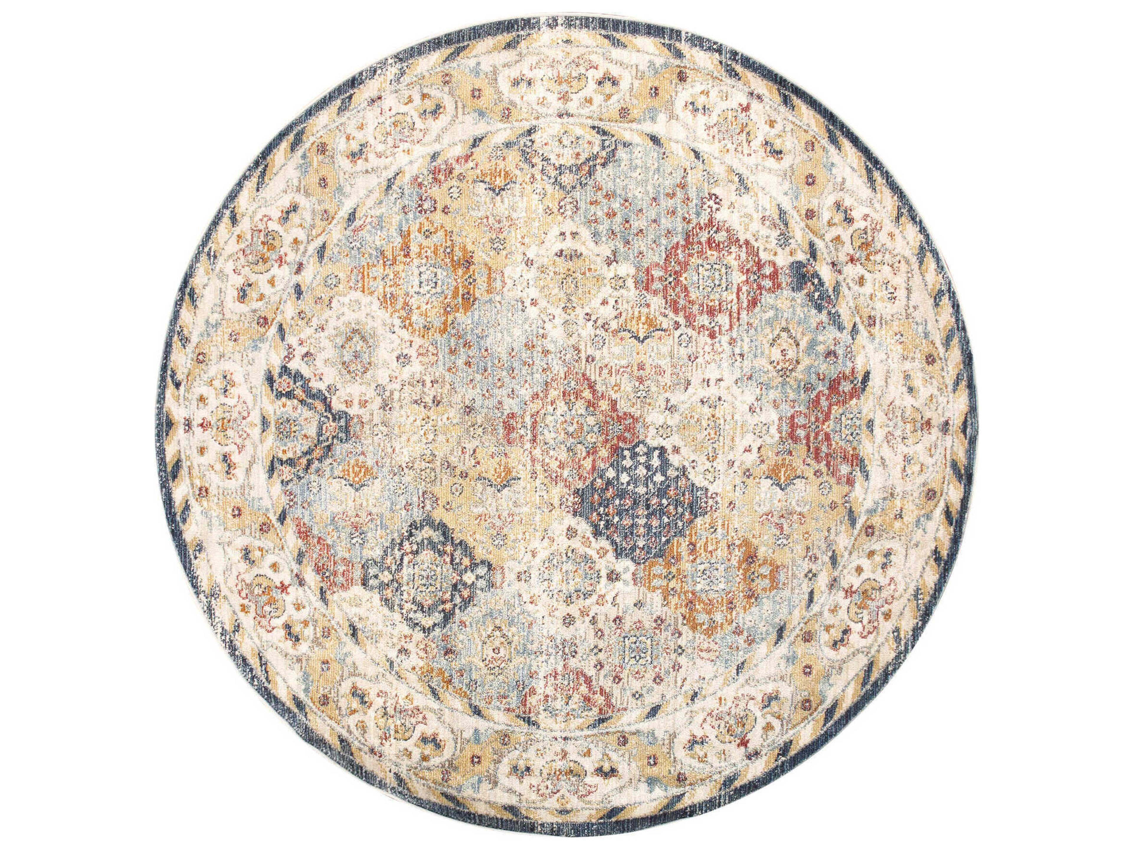 Pasargad Home Heritage Bordered Runner Area Rug