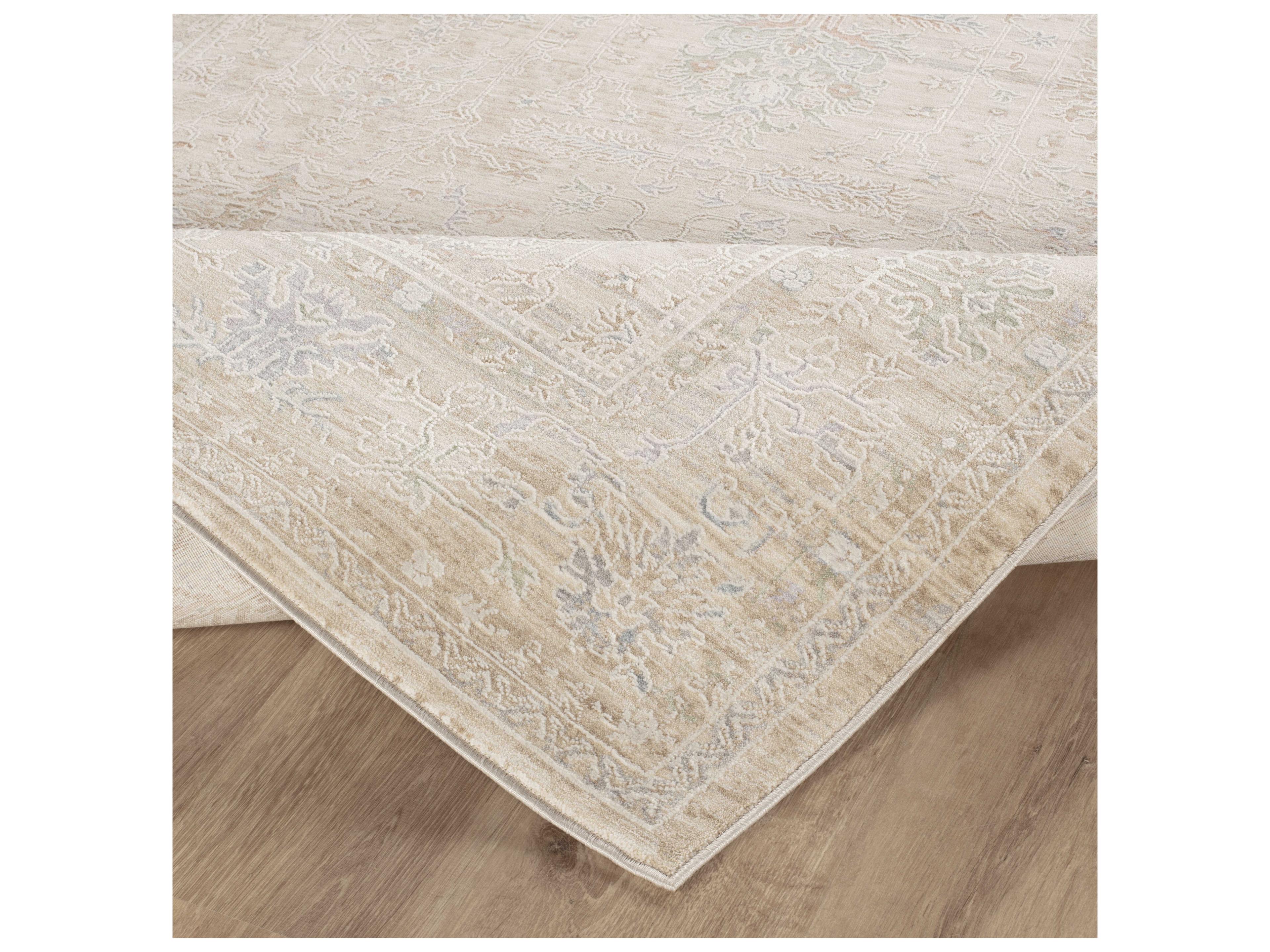 Pasargad Home Mona Amber Bordered Area Rug