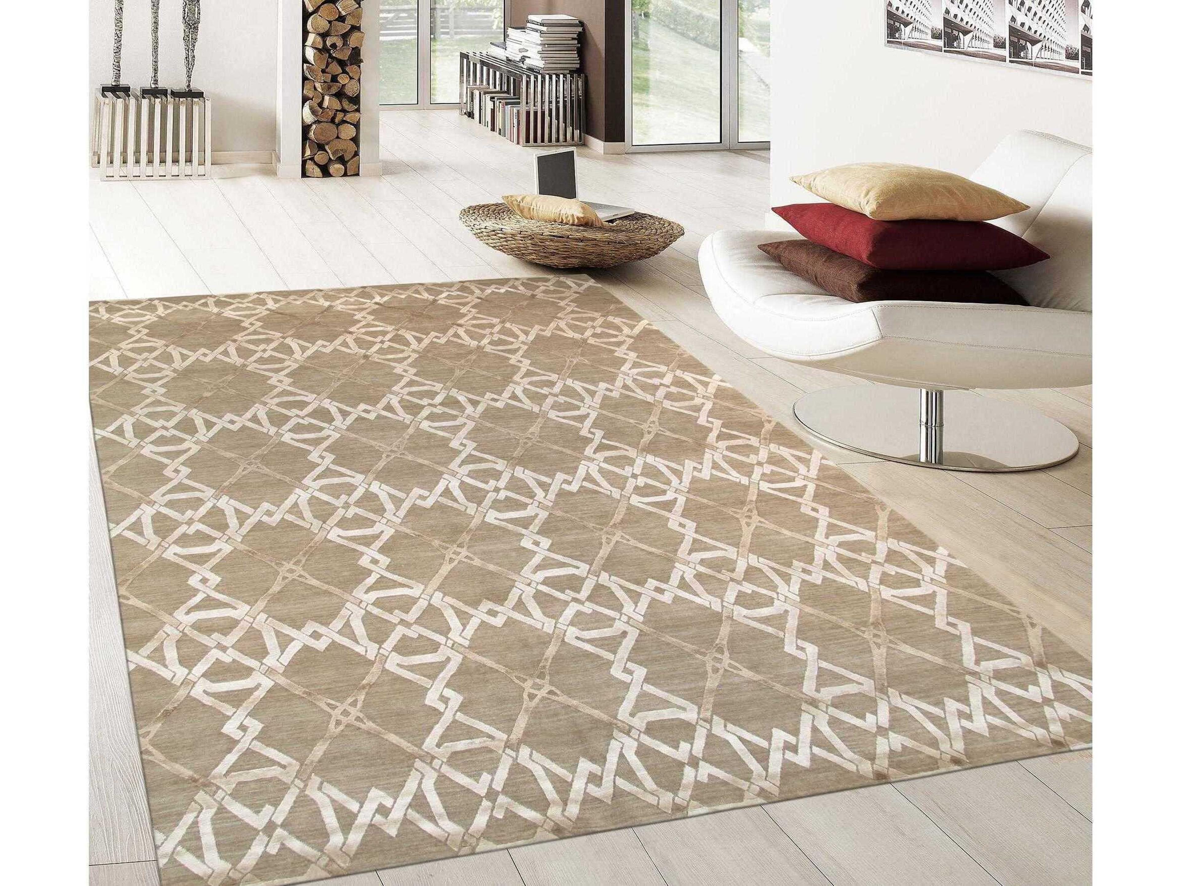 Pasargad Home Modern Moroccan Area Rug