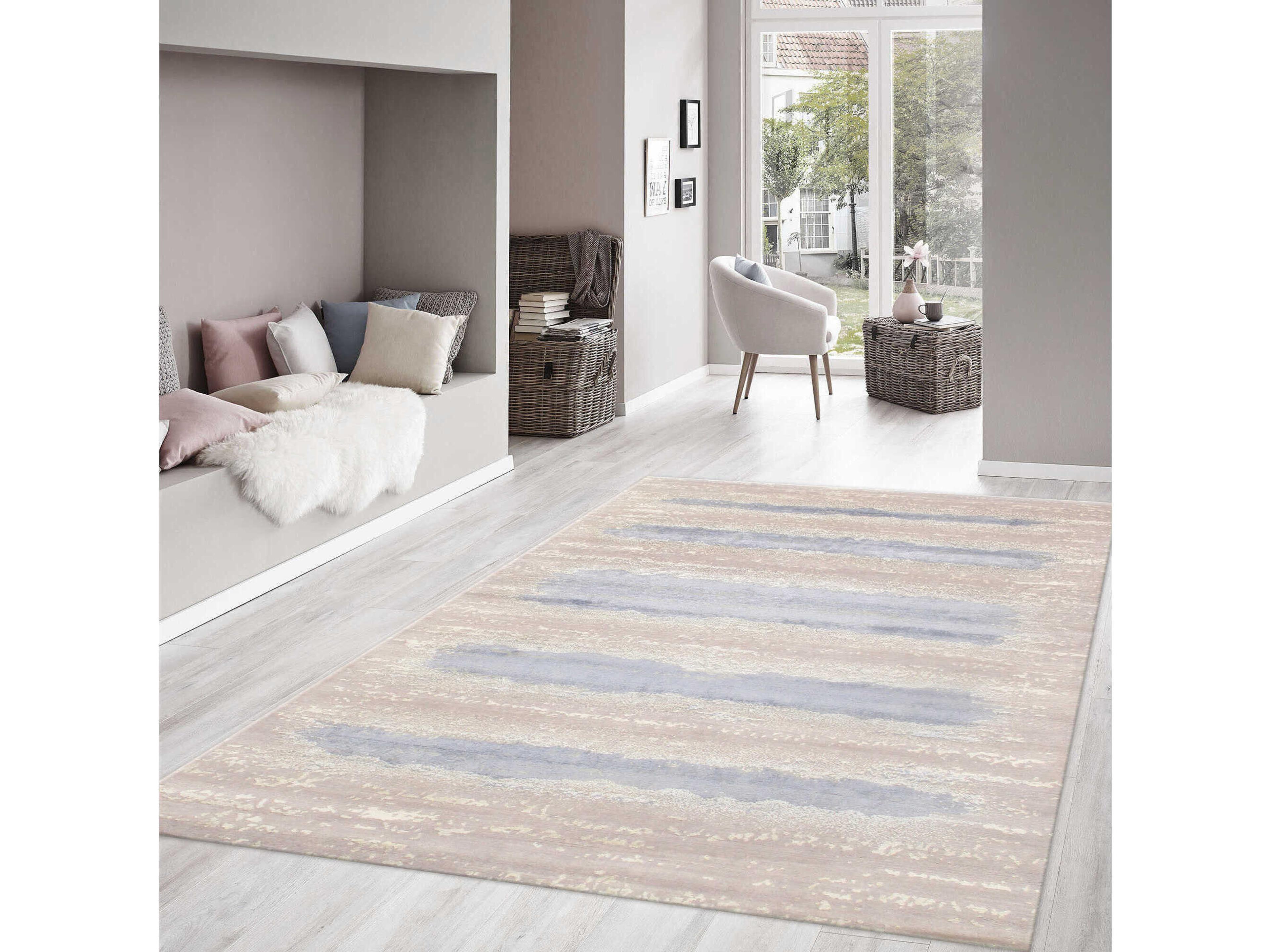 Pasargad Home Modern Abstract Area Rug