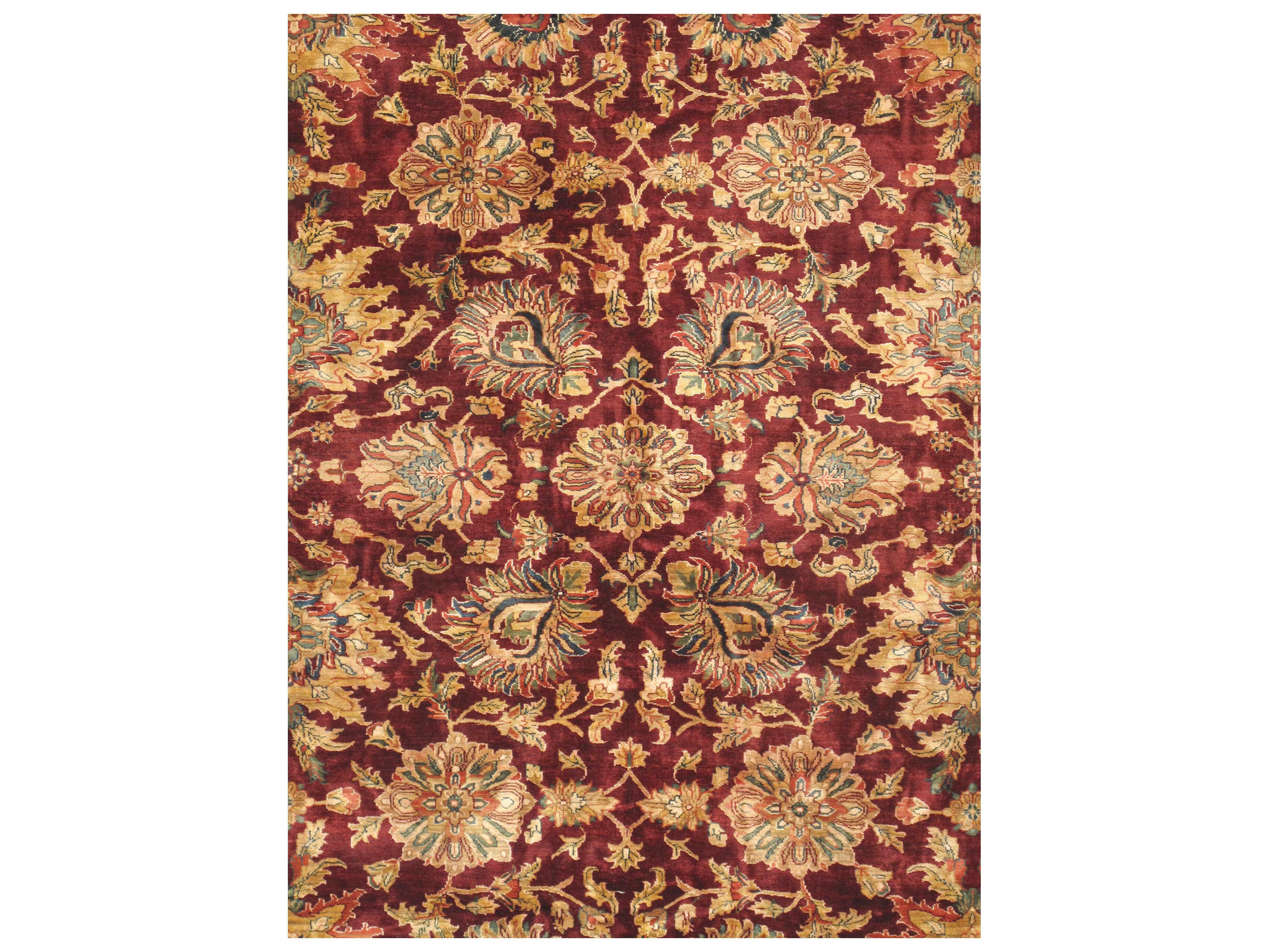 Pasargad Home Agra Crown Jewel Bordered Area Rug