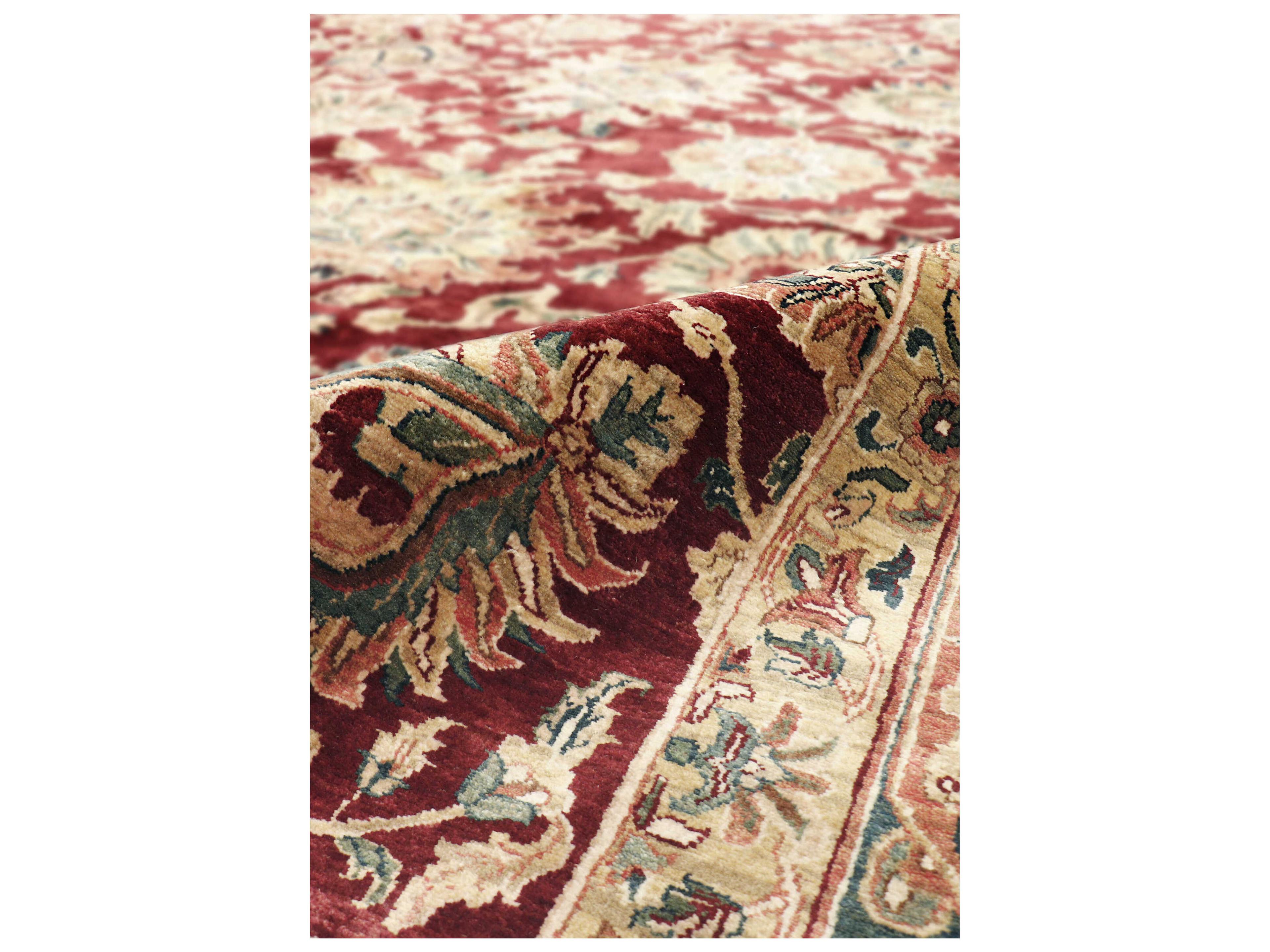 Pasargad Home Agra Crown Jewel Bordered Area Rug