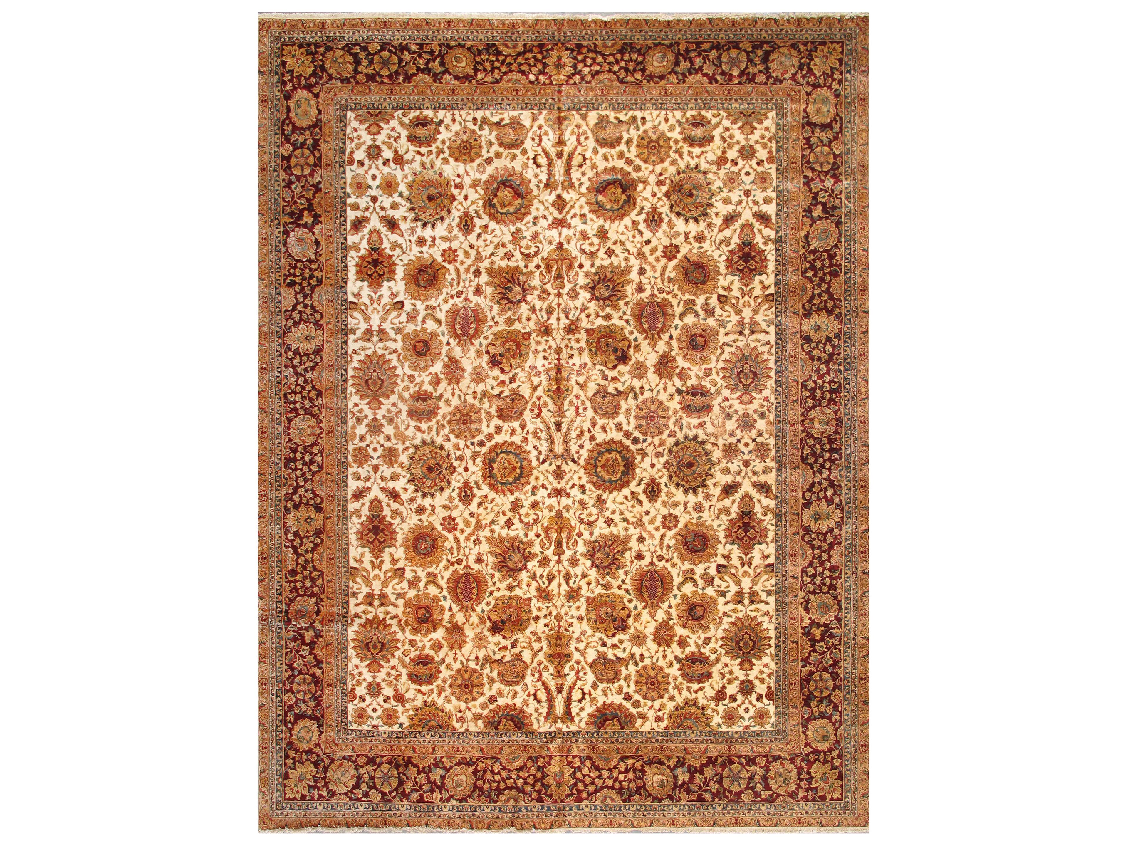 Agra Crown Jewel Bordered Area Rug