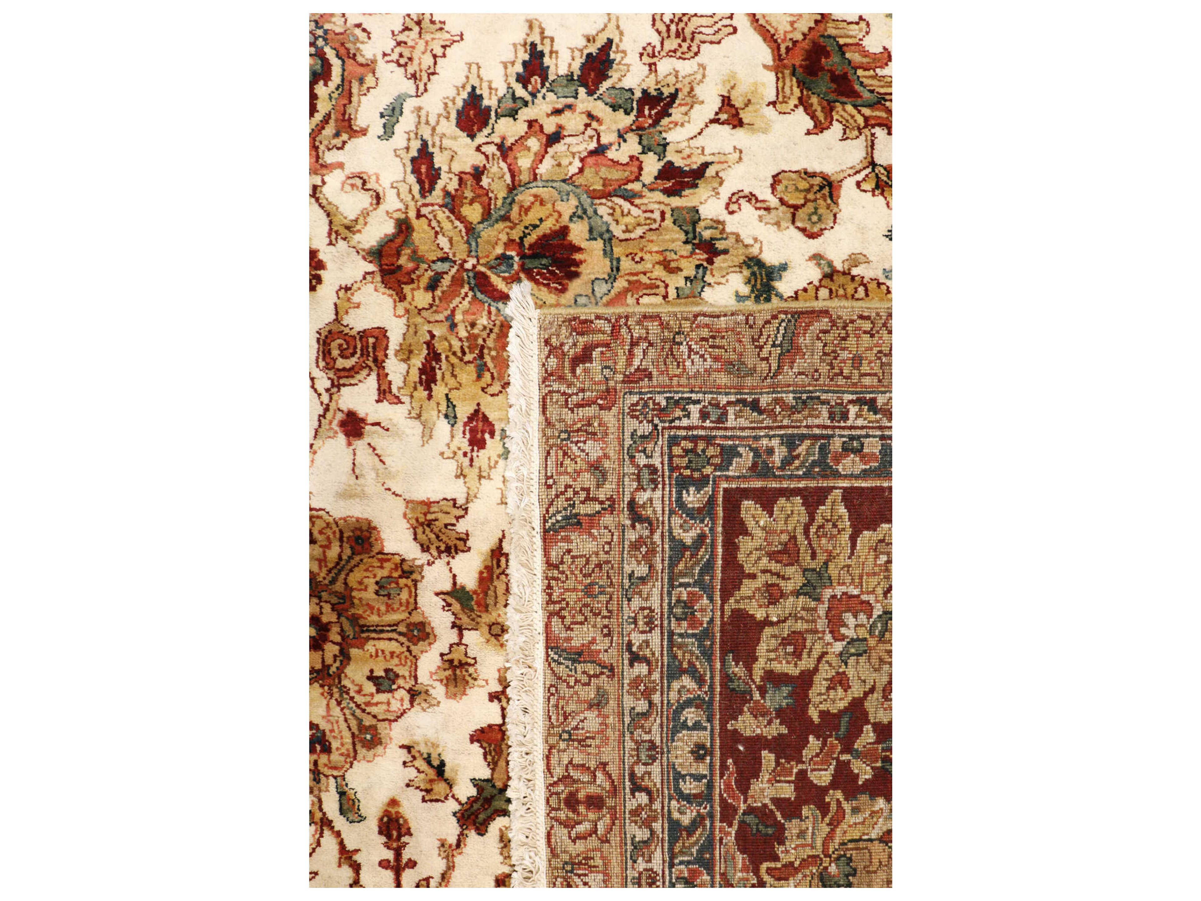 Pasargad Home Agra Crown Jewel Bordered Area Rug