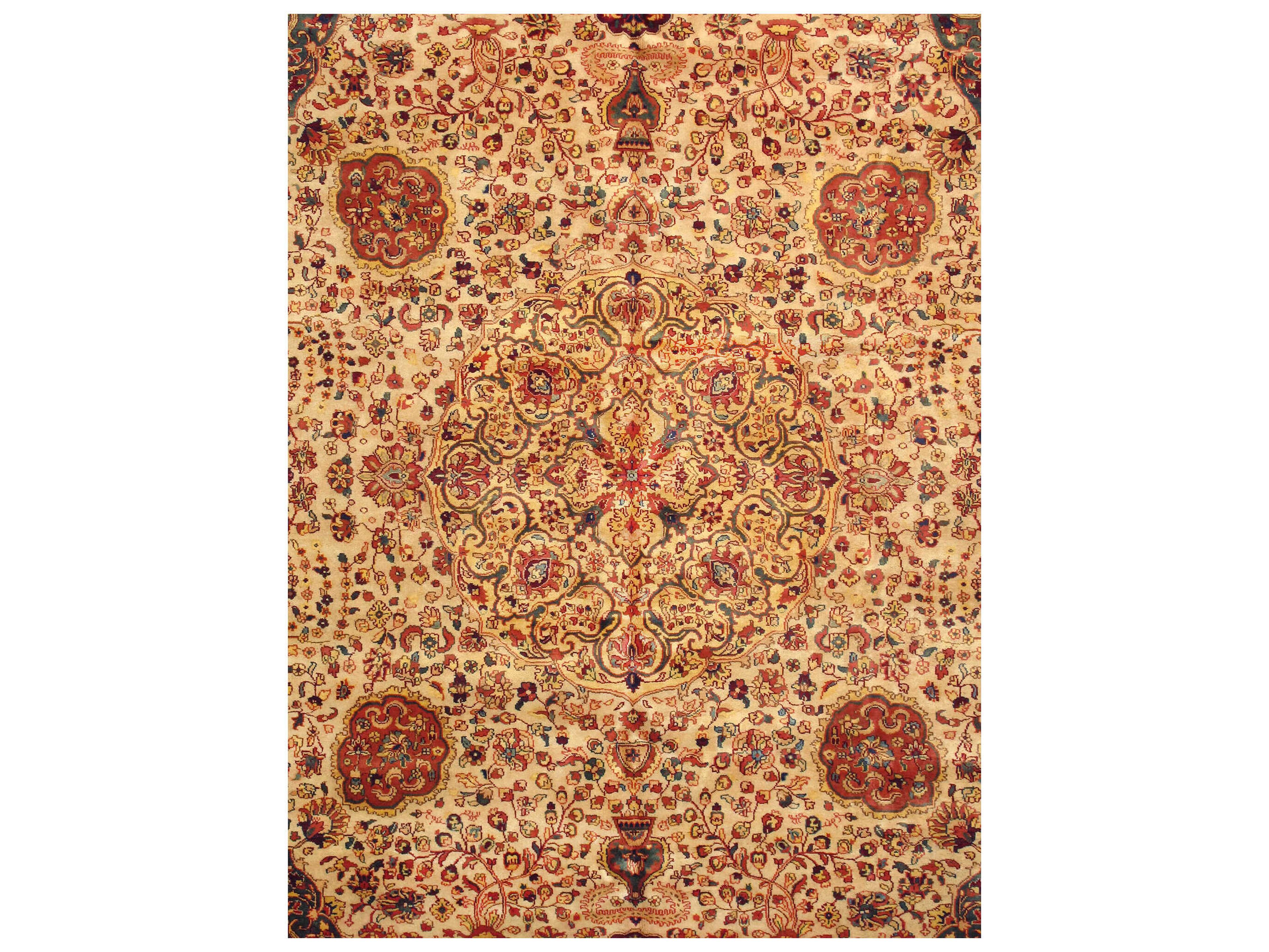 Pasargad Home Agra Bordered Area Rug