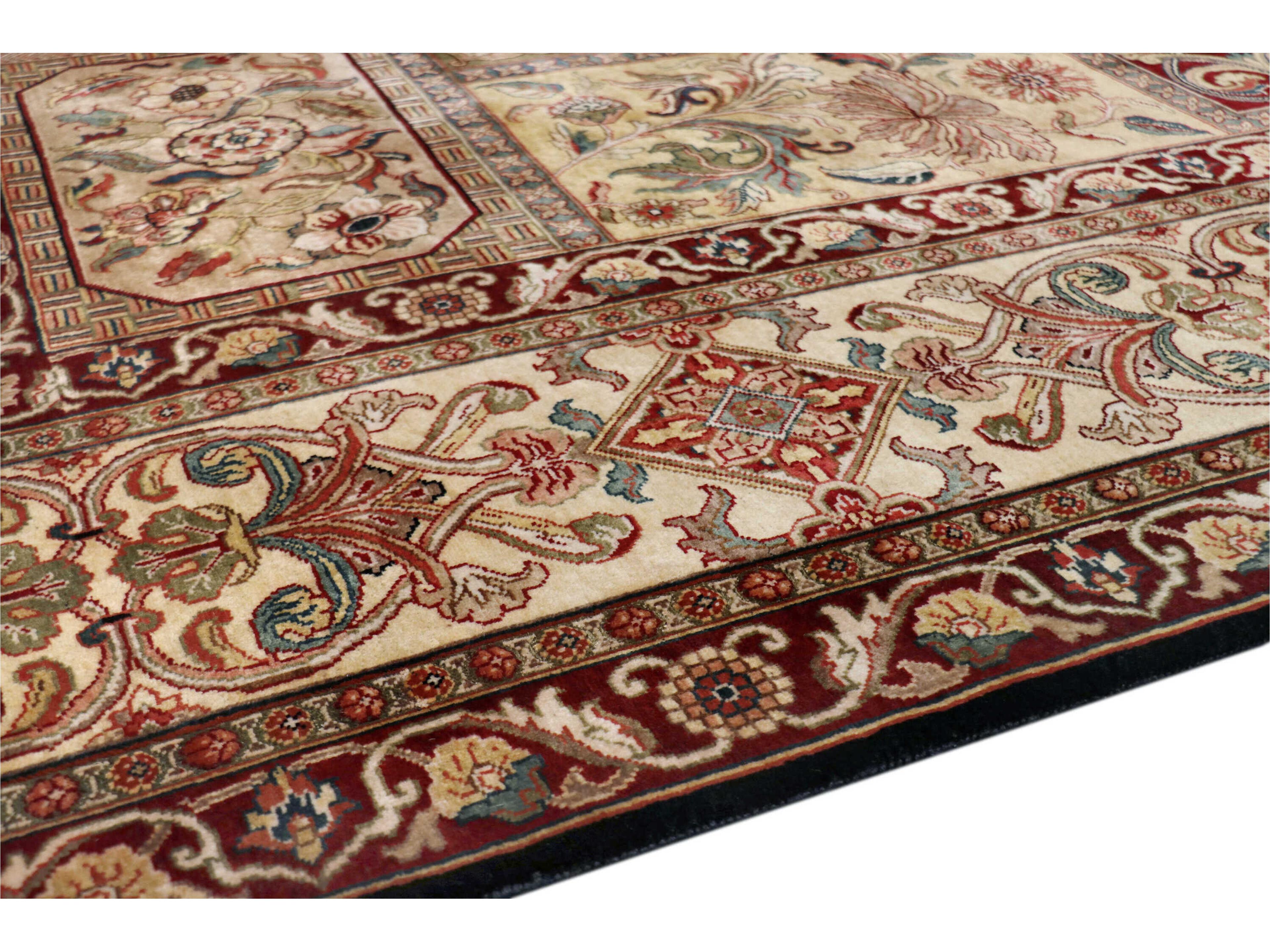Pasargad Home Agra Bordered Area Rug