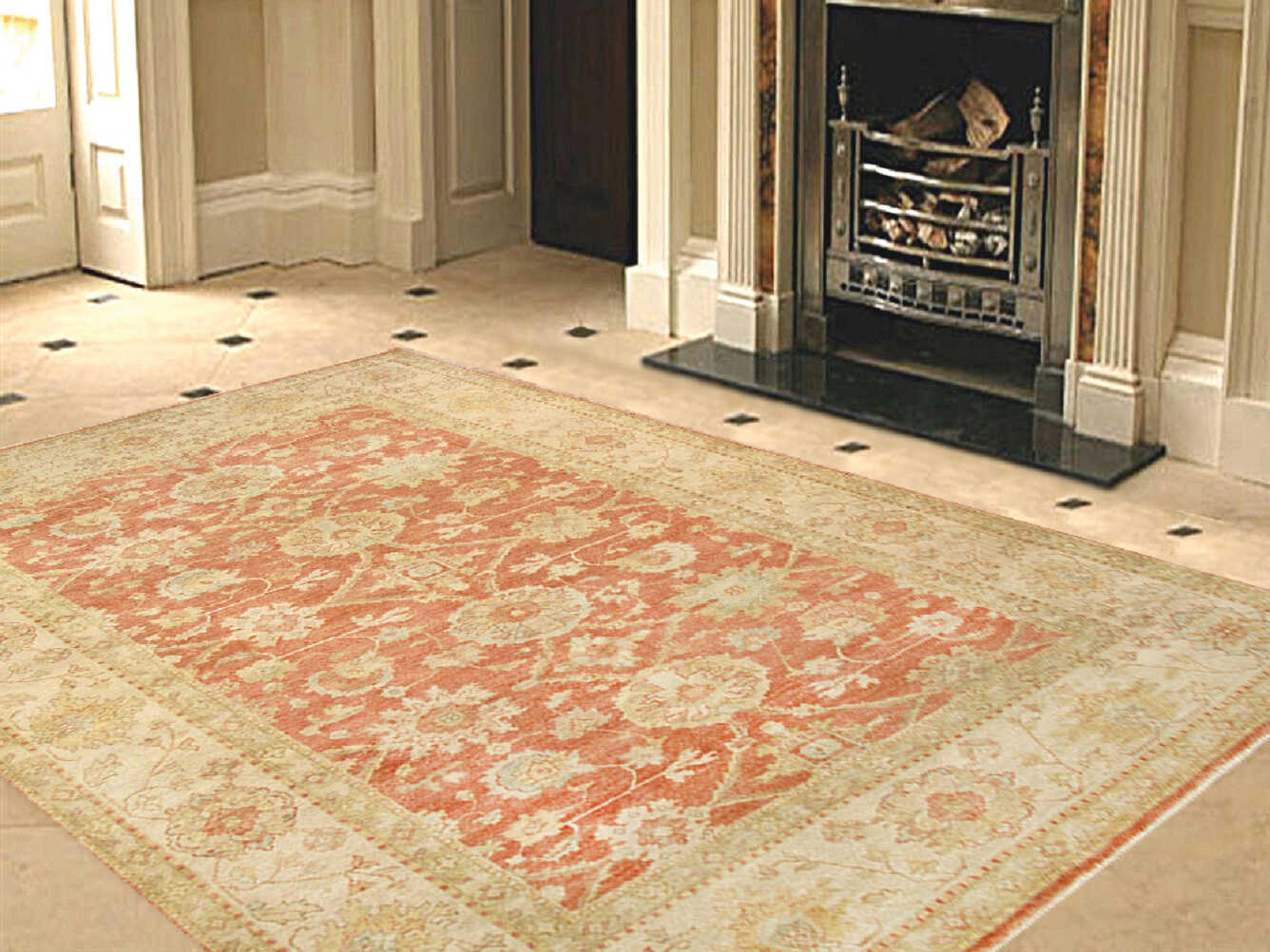 Pasargad Home Melody Bordered Area Rug