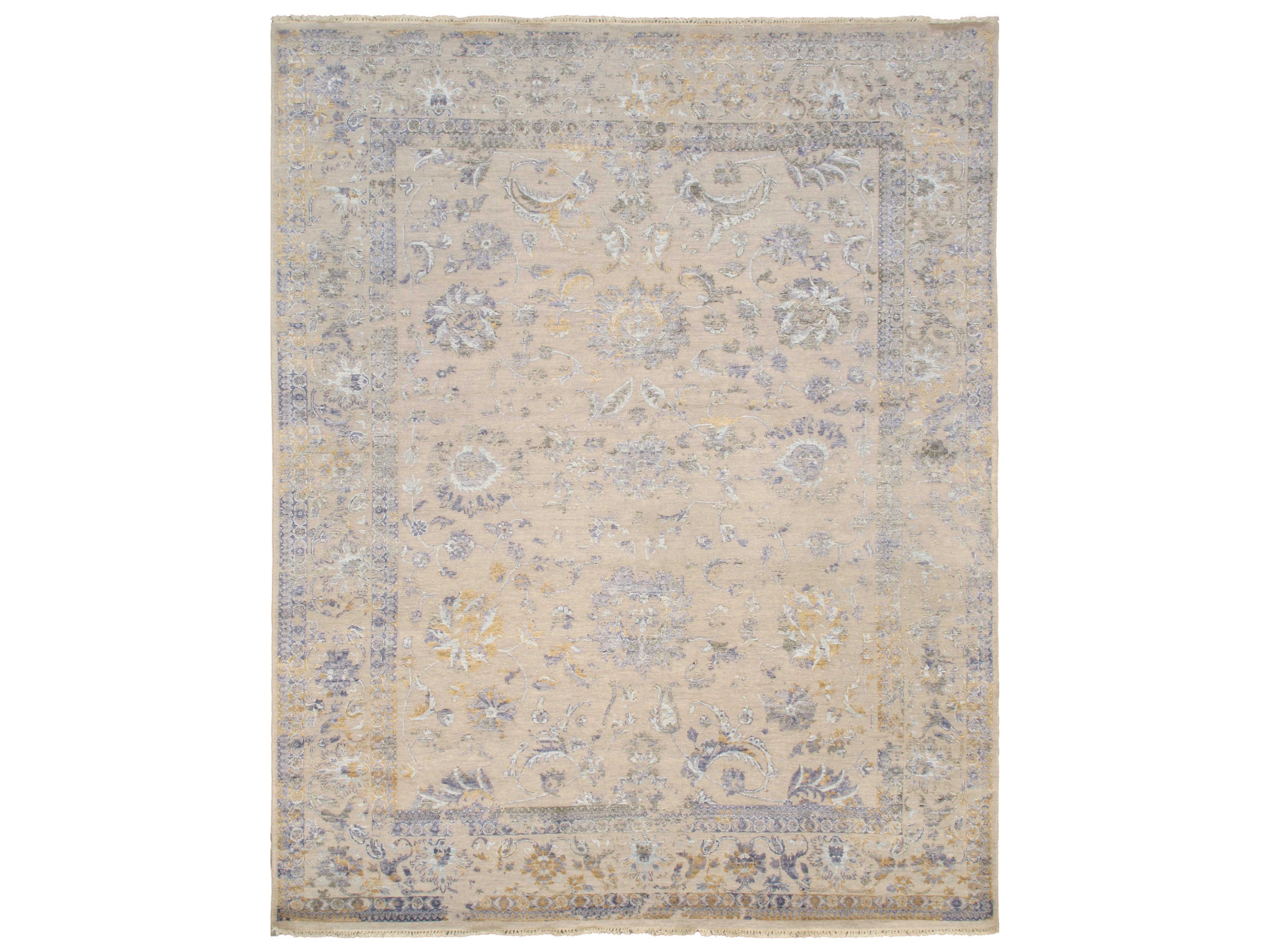 Transitional Bordered Area Rug