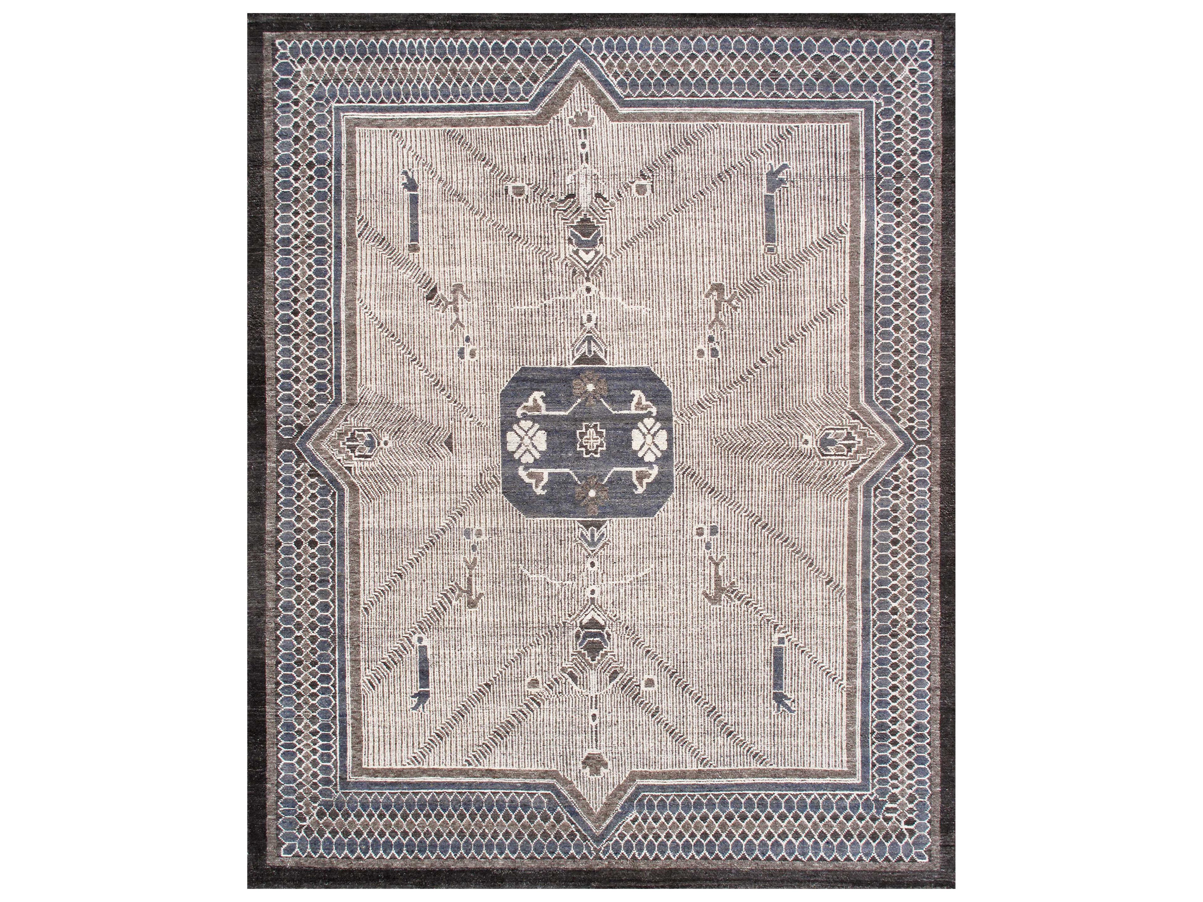 Pasargad Home Khotan Bordered Area Rug
