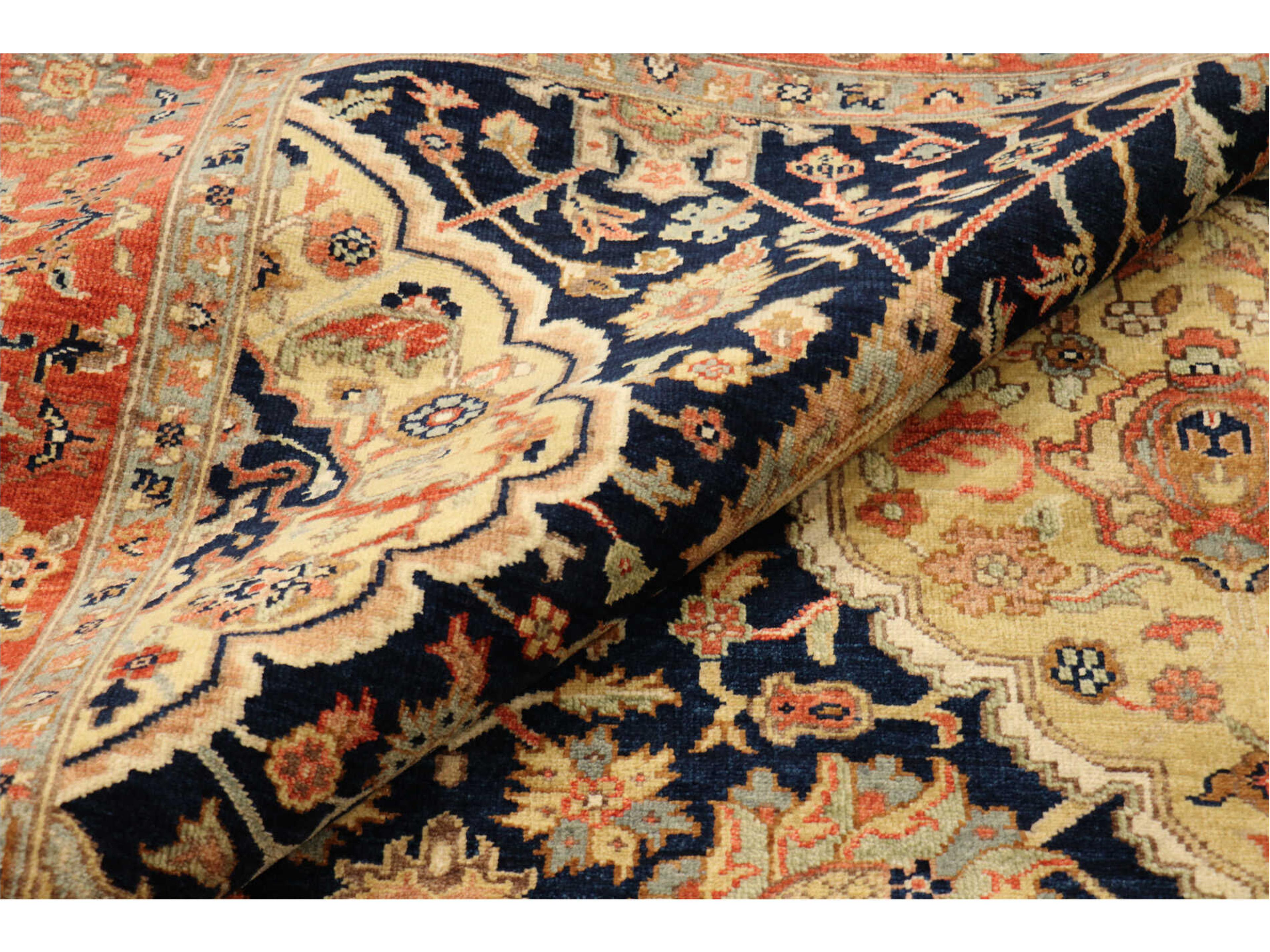 Pasargad Home Kerman Bordered Area Rug