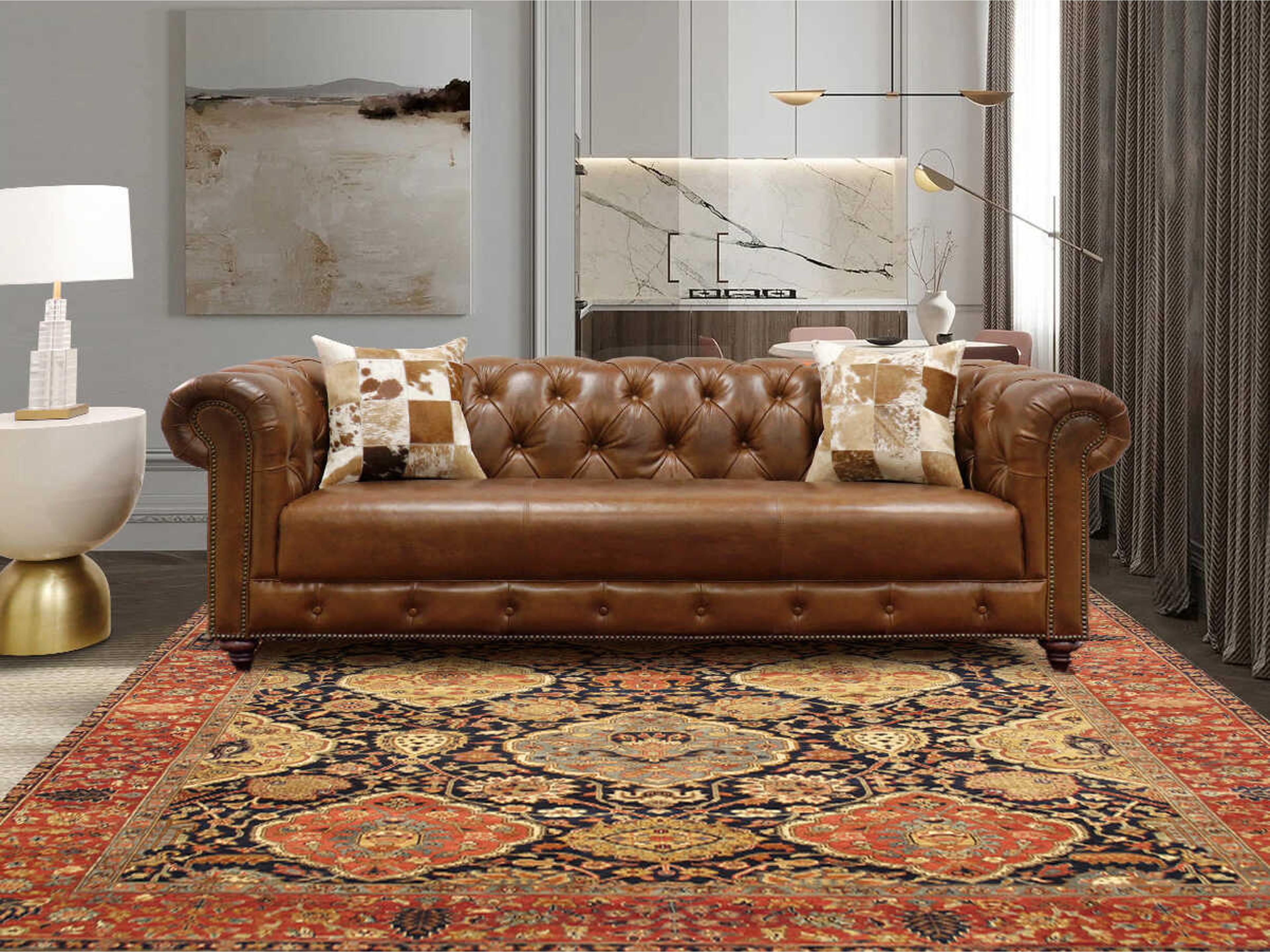 Pasargad Home Kerman Bordered Area Rug