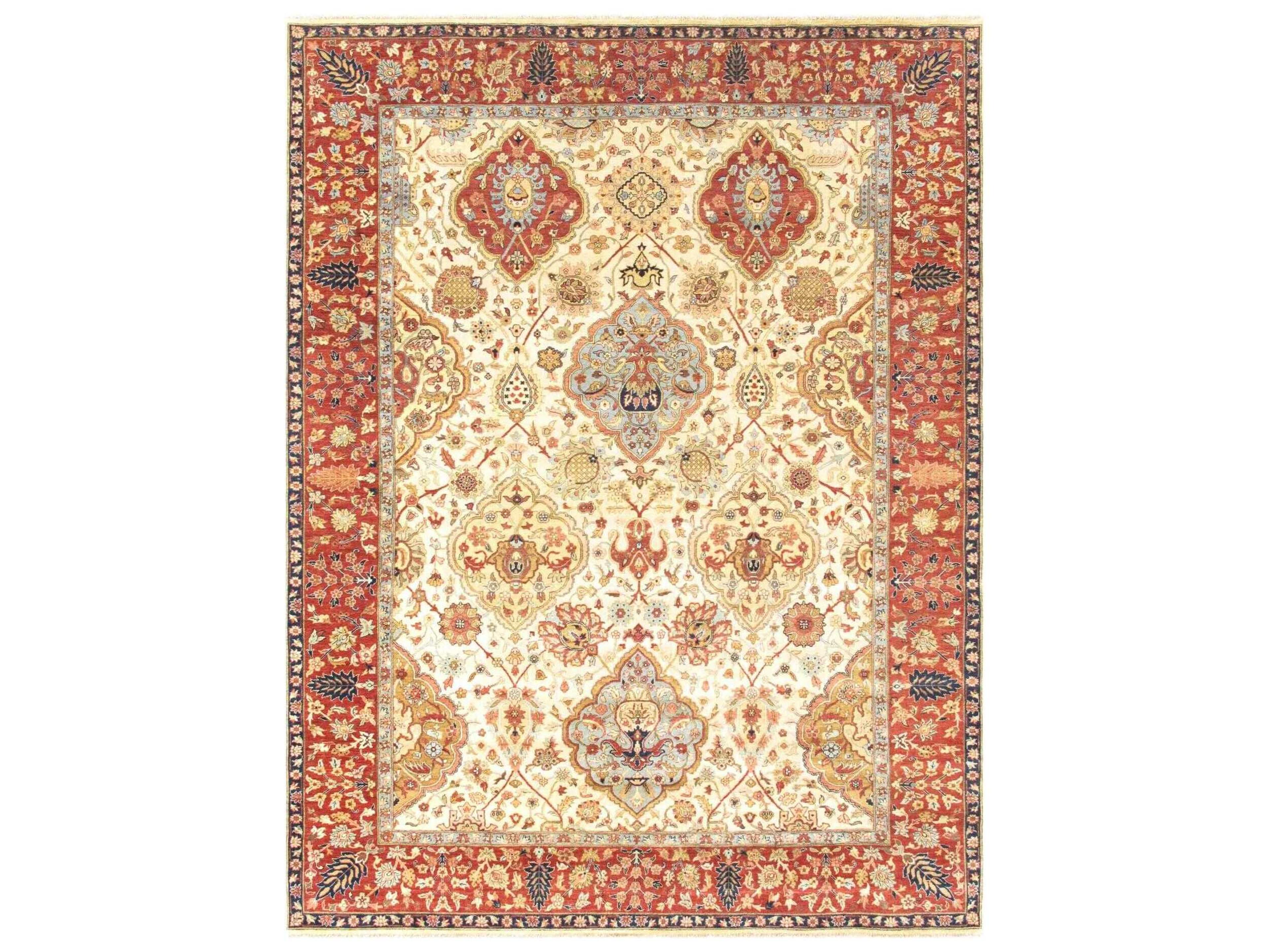 Azerbaijan Bordered Area Rug