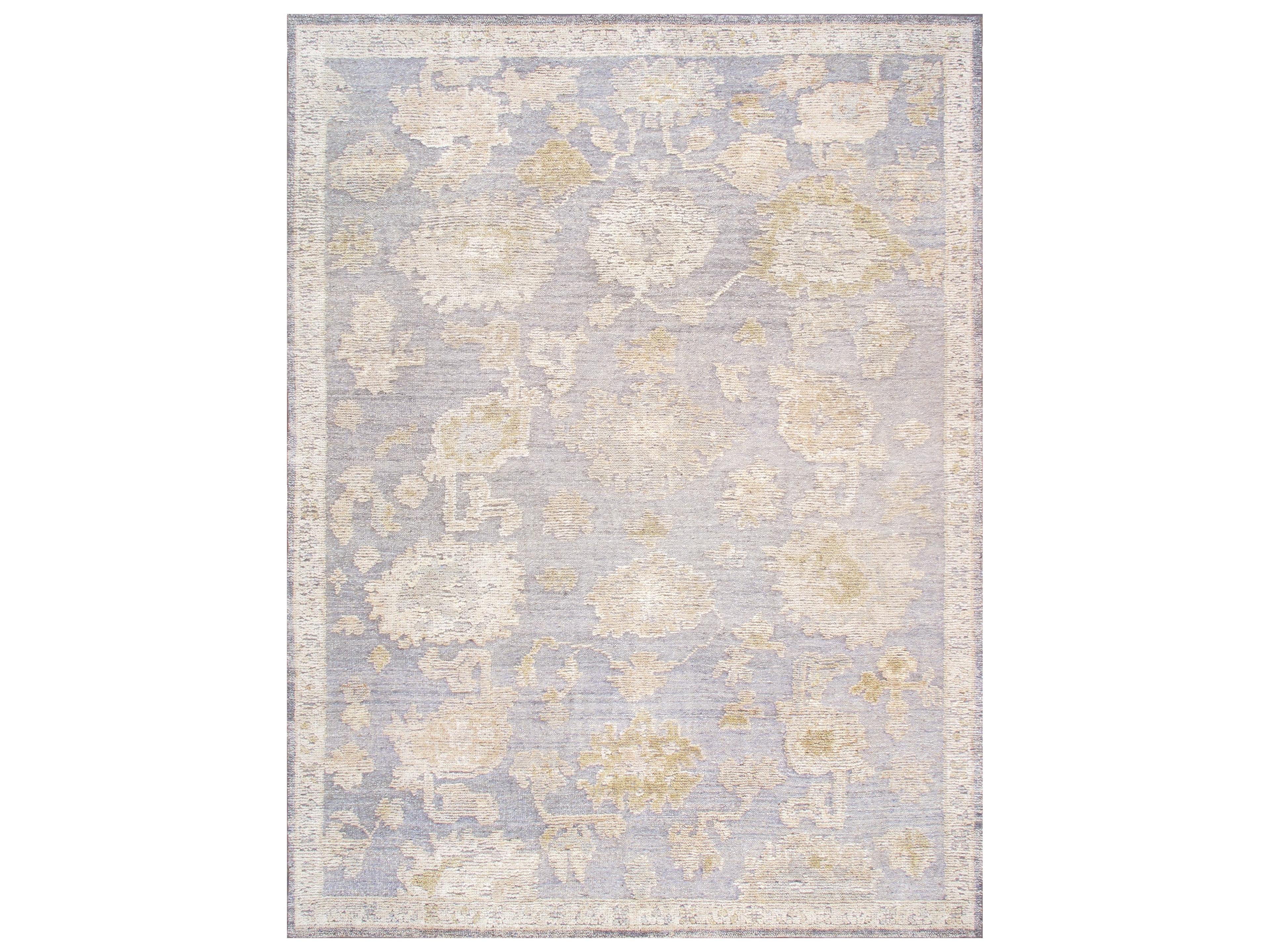 Oushak Bordered Area Rug