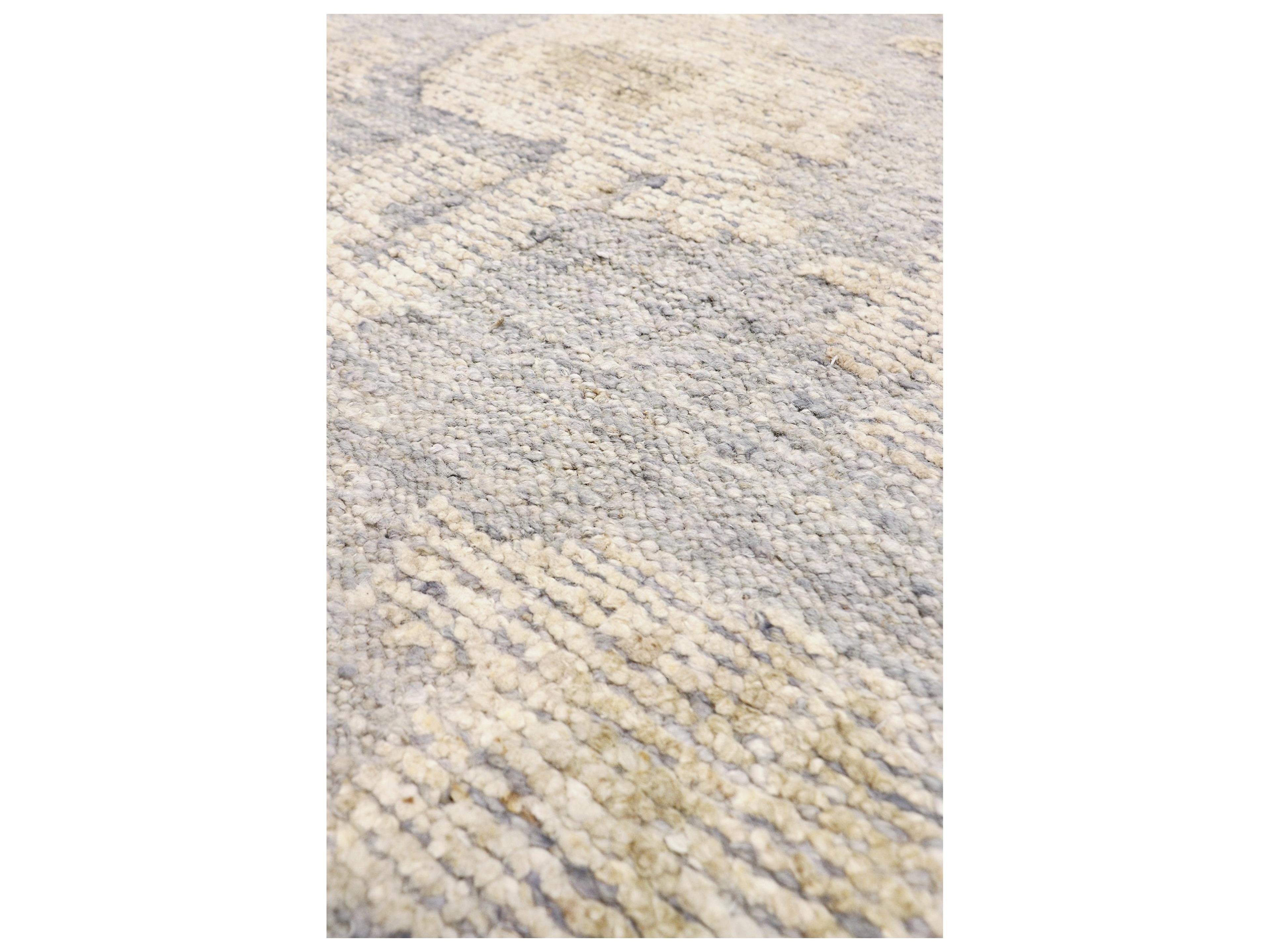 Pasargad Home Oushak Bordered Area Rug