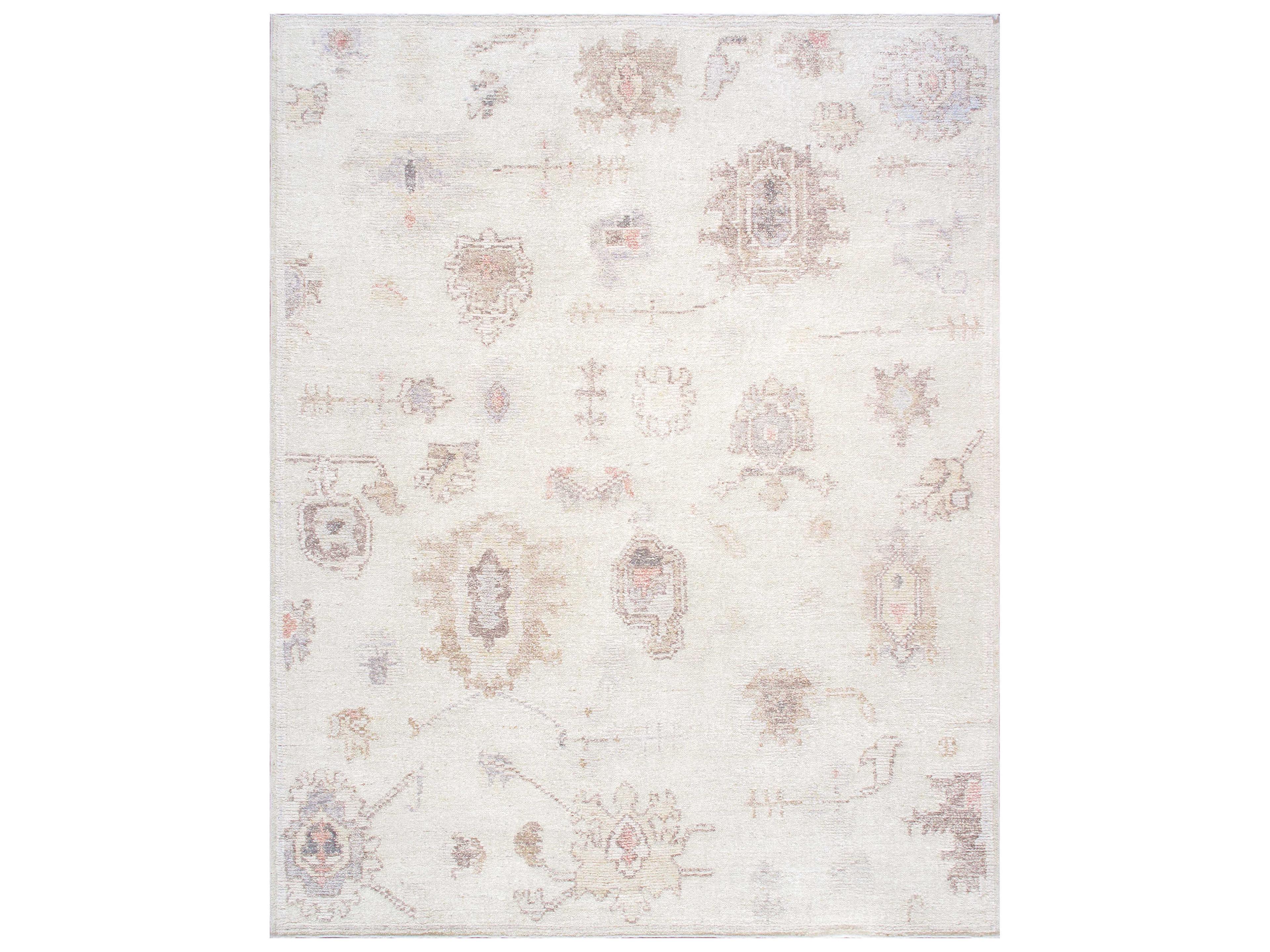 Oushak Floral Area Rug