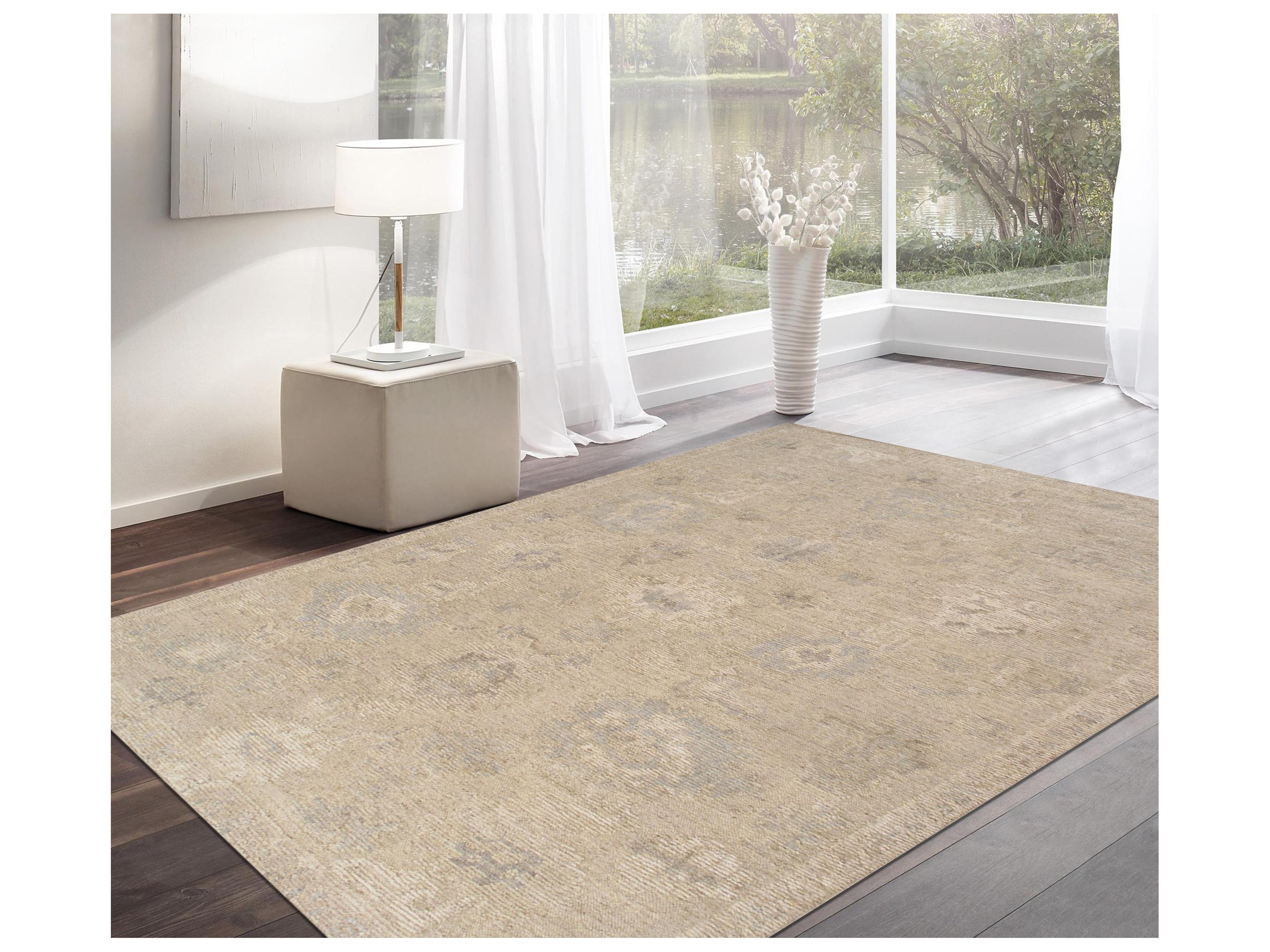 Pasargad Home Oushak Abstract Area Rug