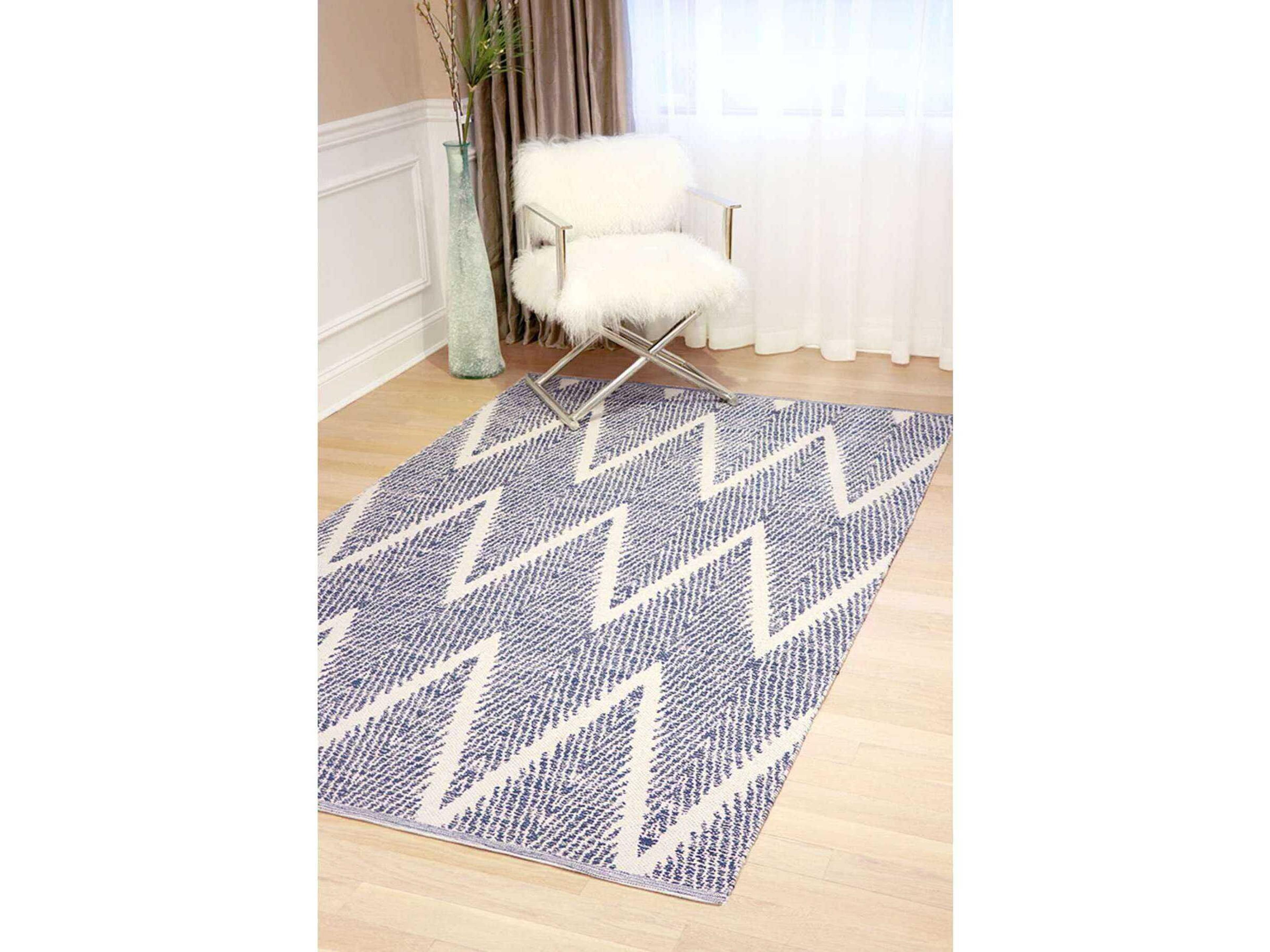 Pasargad Home Simplicity Chevron Area Rug