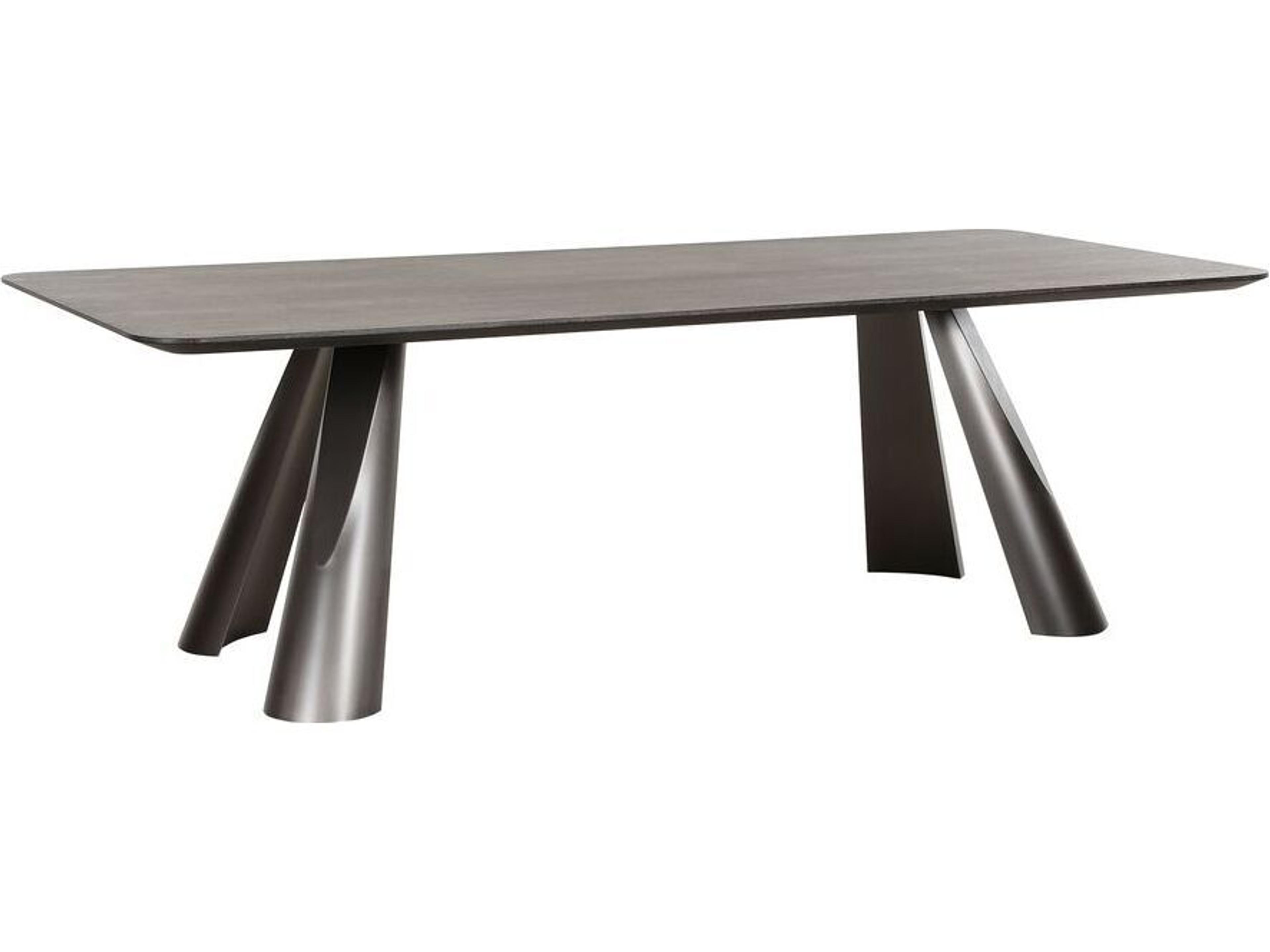Sorano Novara Rectangular Wood Dark Brown Dining Table