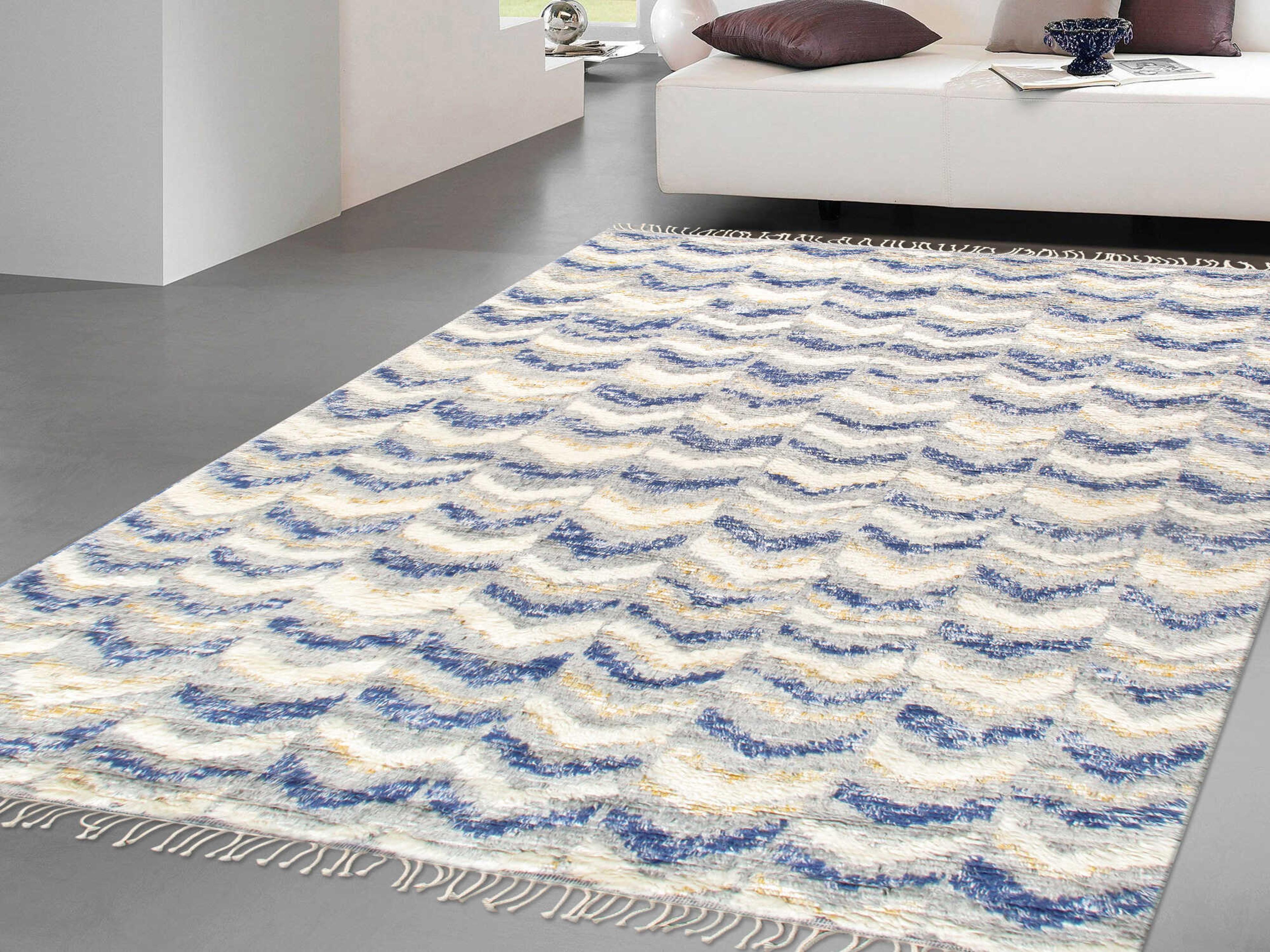 Pasargad Home Casablanca Moroccan Chevron Area Rug