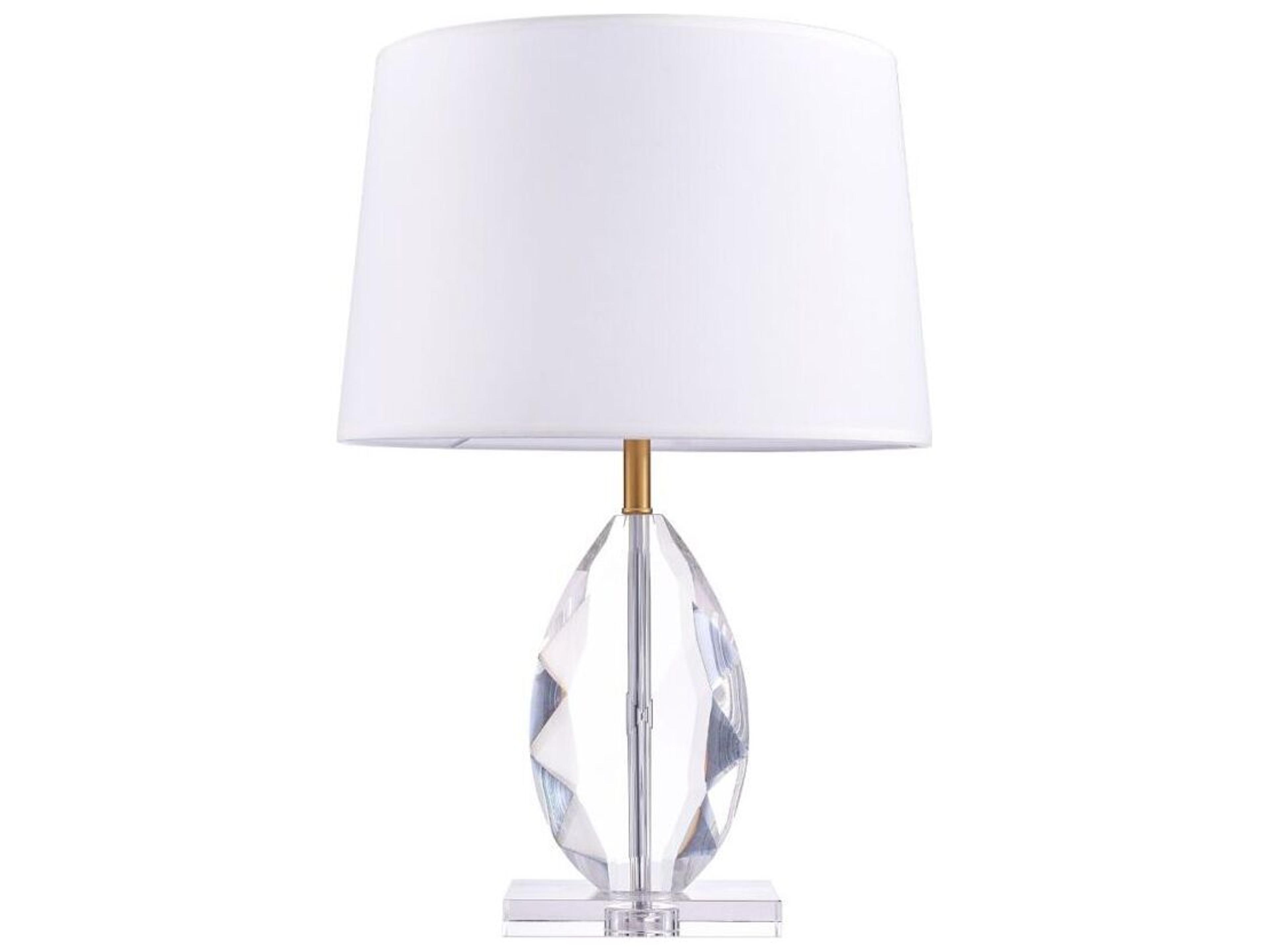 Regal Lauren Translucent Gold Clear Table Lamp