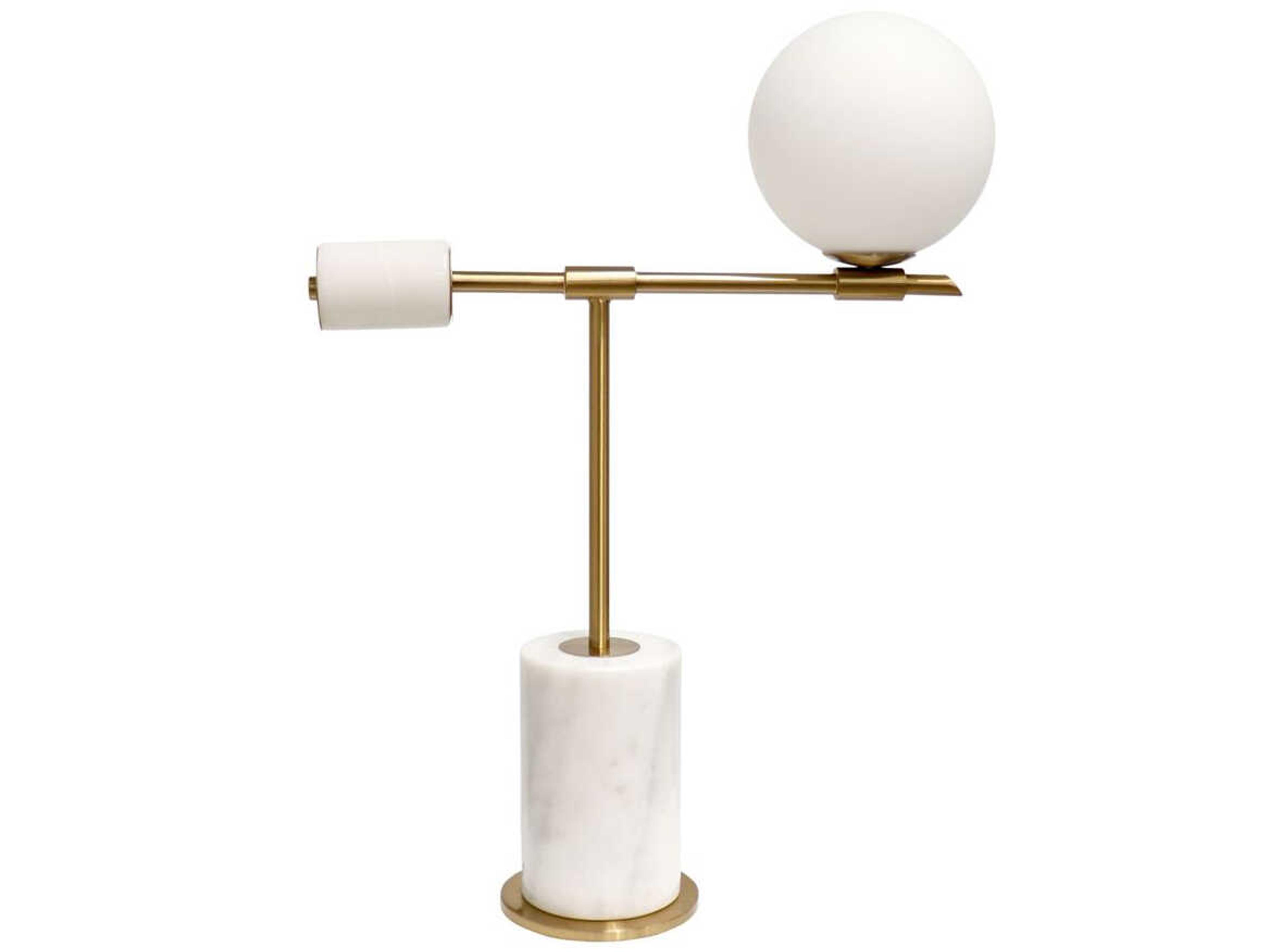 Regal Bianca White Gold Buffet Lamp
