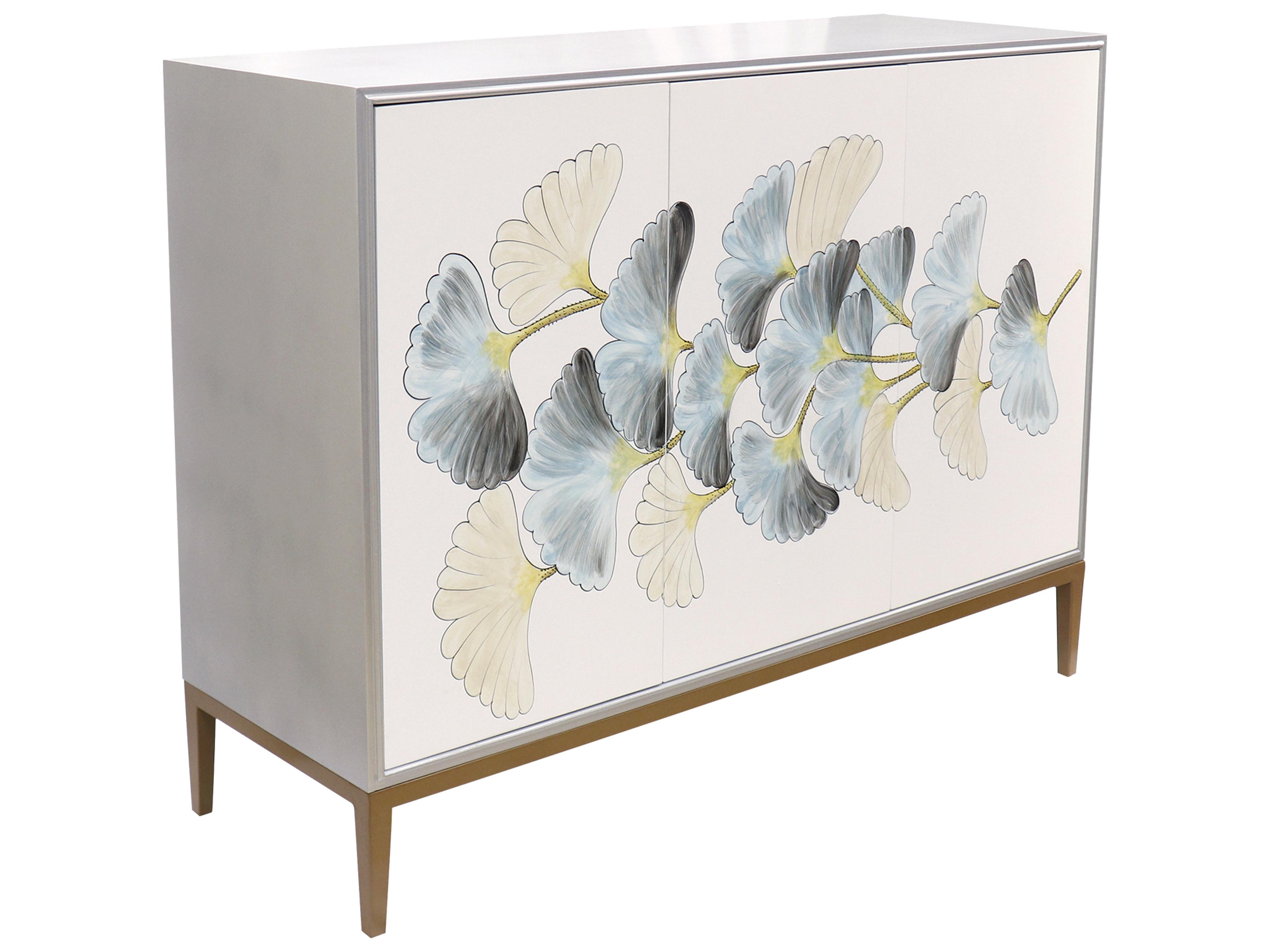 Pearl Annabelle 47" Silver Ivory Sideboard