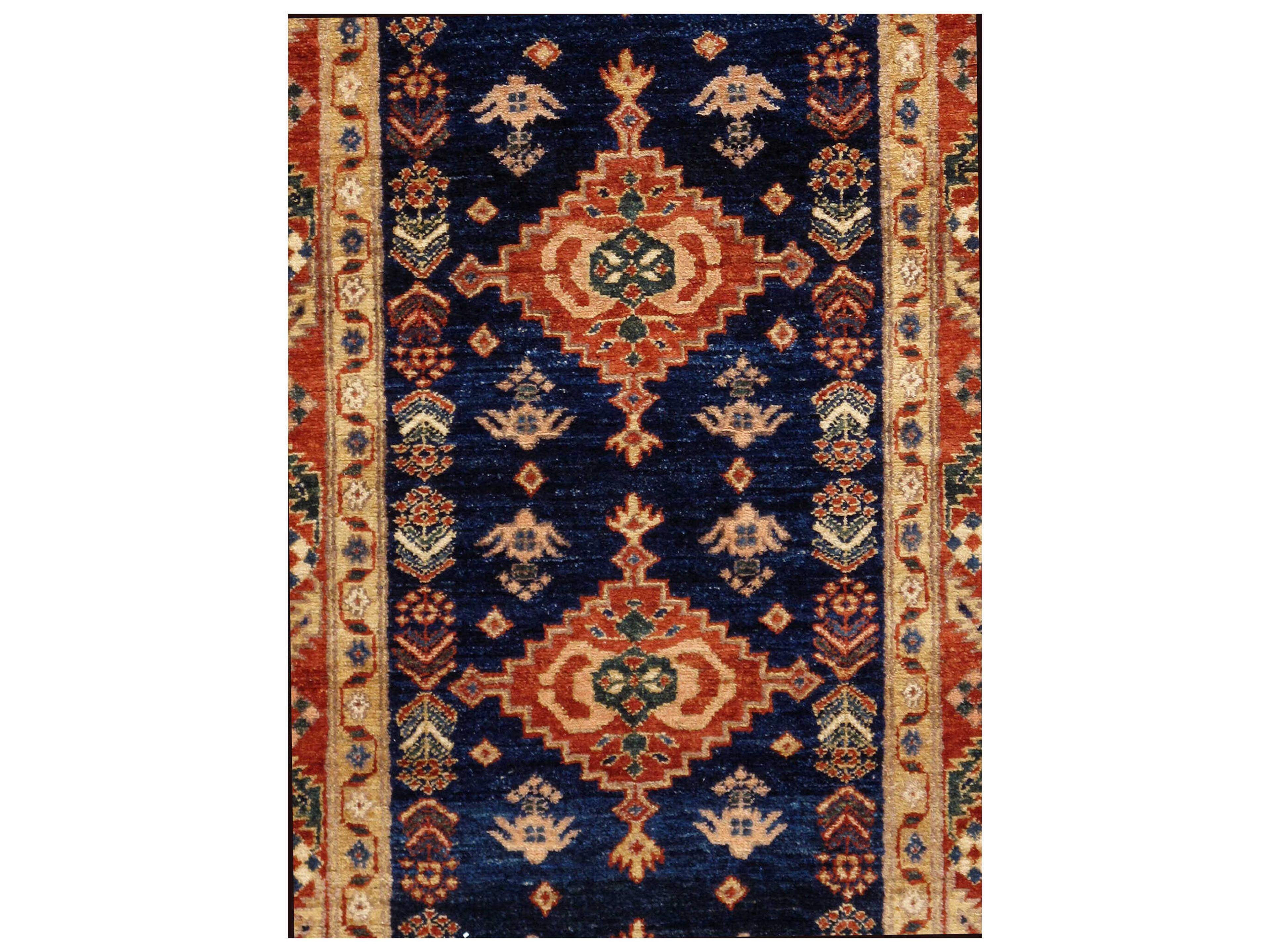 Pasargad Home Shirvan Bordered Runner Area Rug