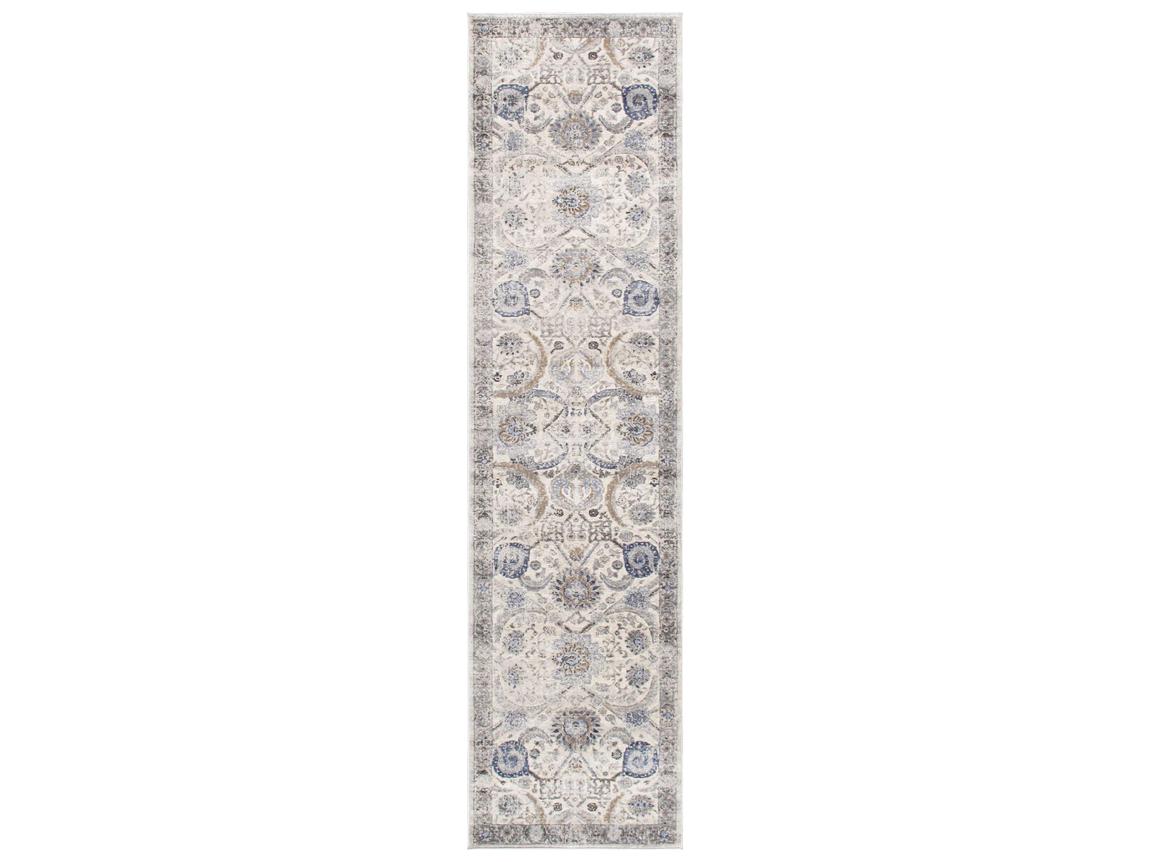Pasargad Home Amadeus Bordered Runner Area Rug