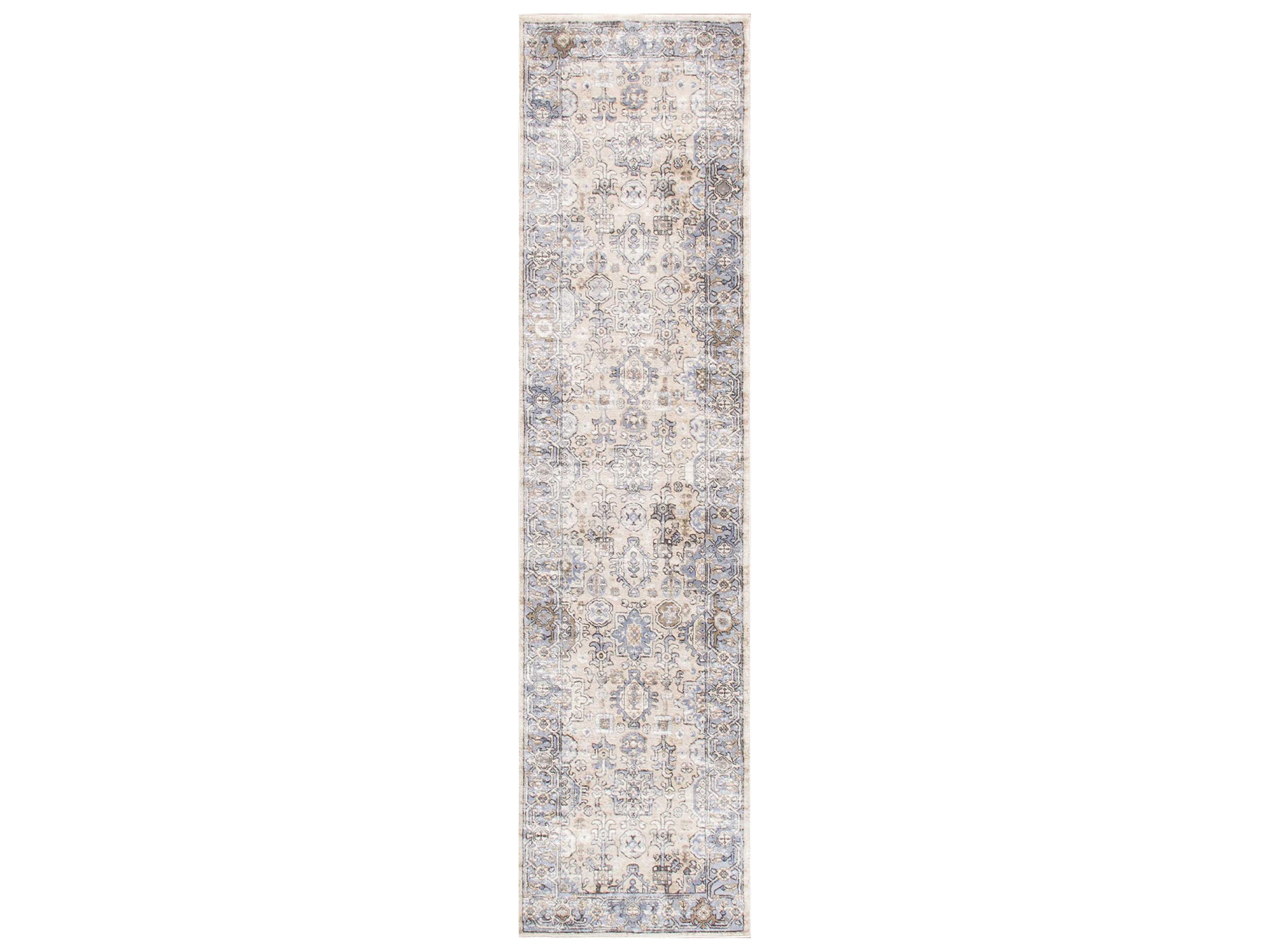 Pasargad Home Amadeus Bordered Runner Area Rug